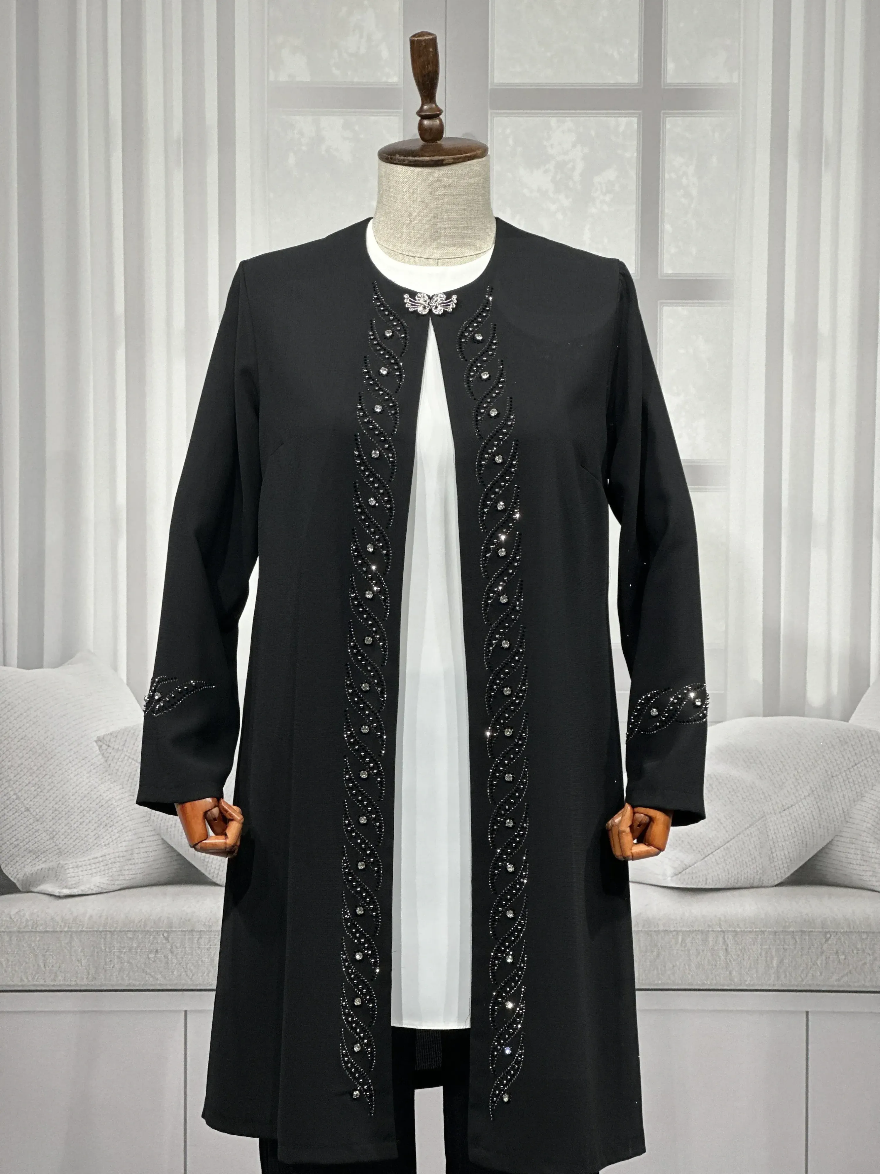 HESNA 3517 TAKIM - SİYAH - (Asorti: 46-52)