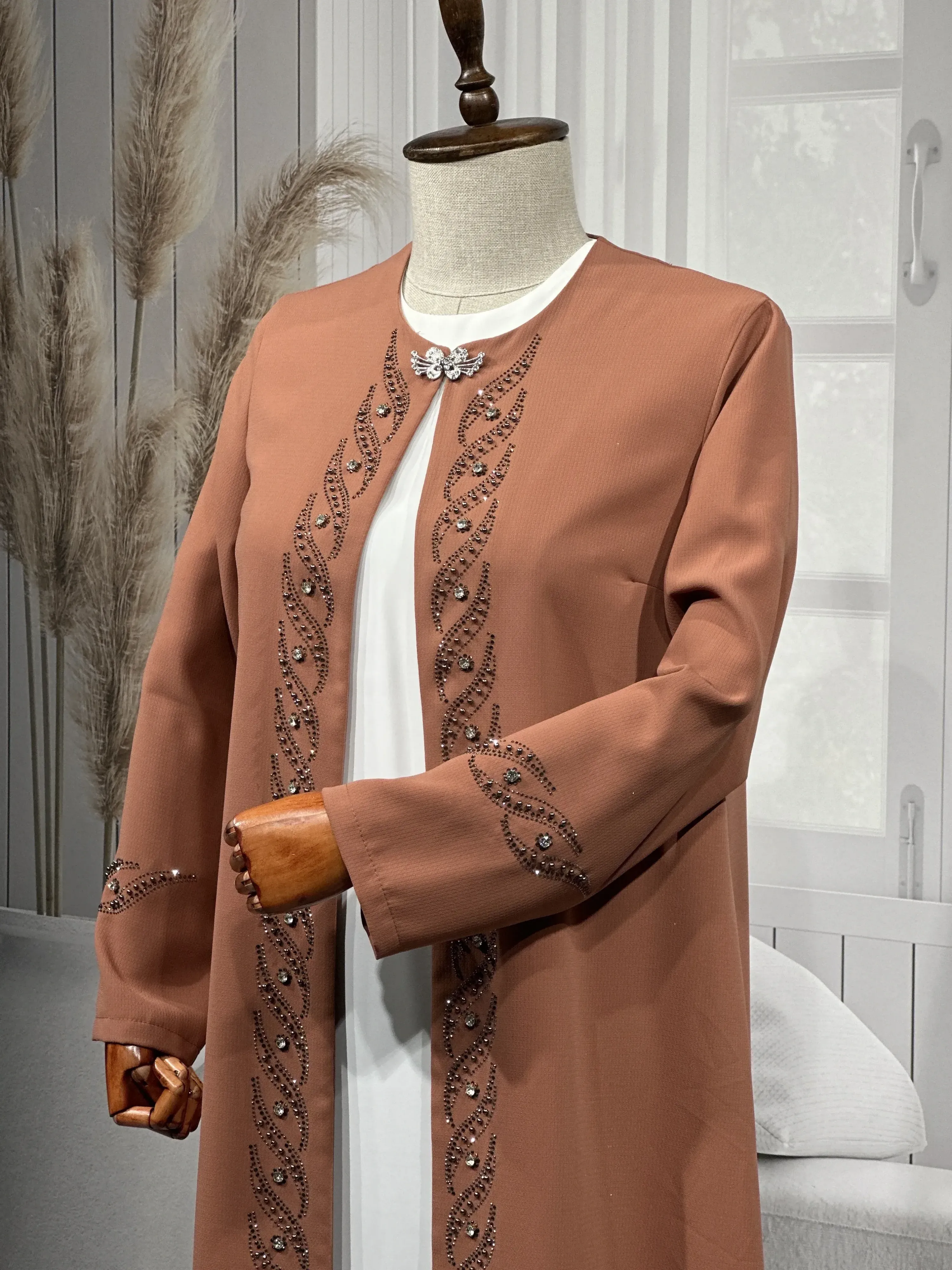 HESNA 3517 TAKIM - SOĞAN KABUĞU - (Asorti: 46-52)