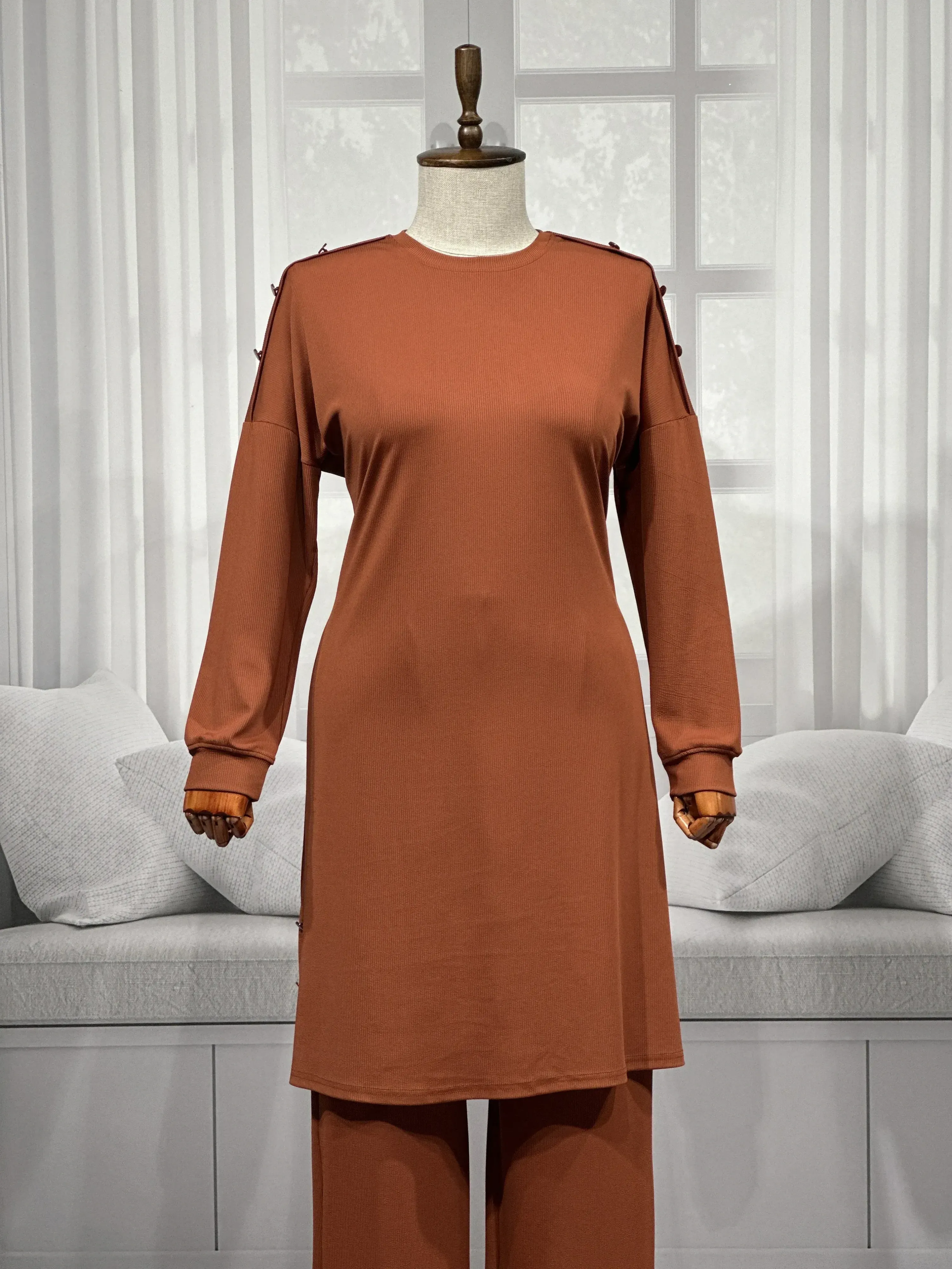 HESNA 4560 TAKIM - KİREMİT - (Asorti: 4-6)