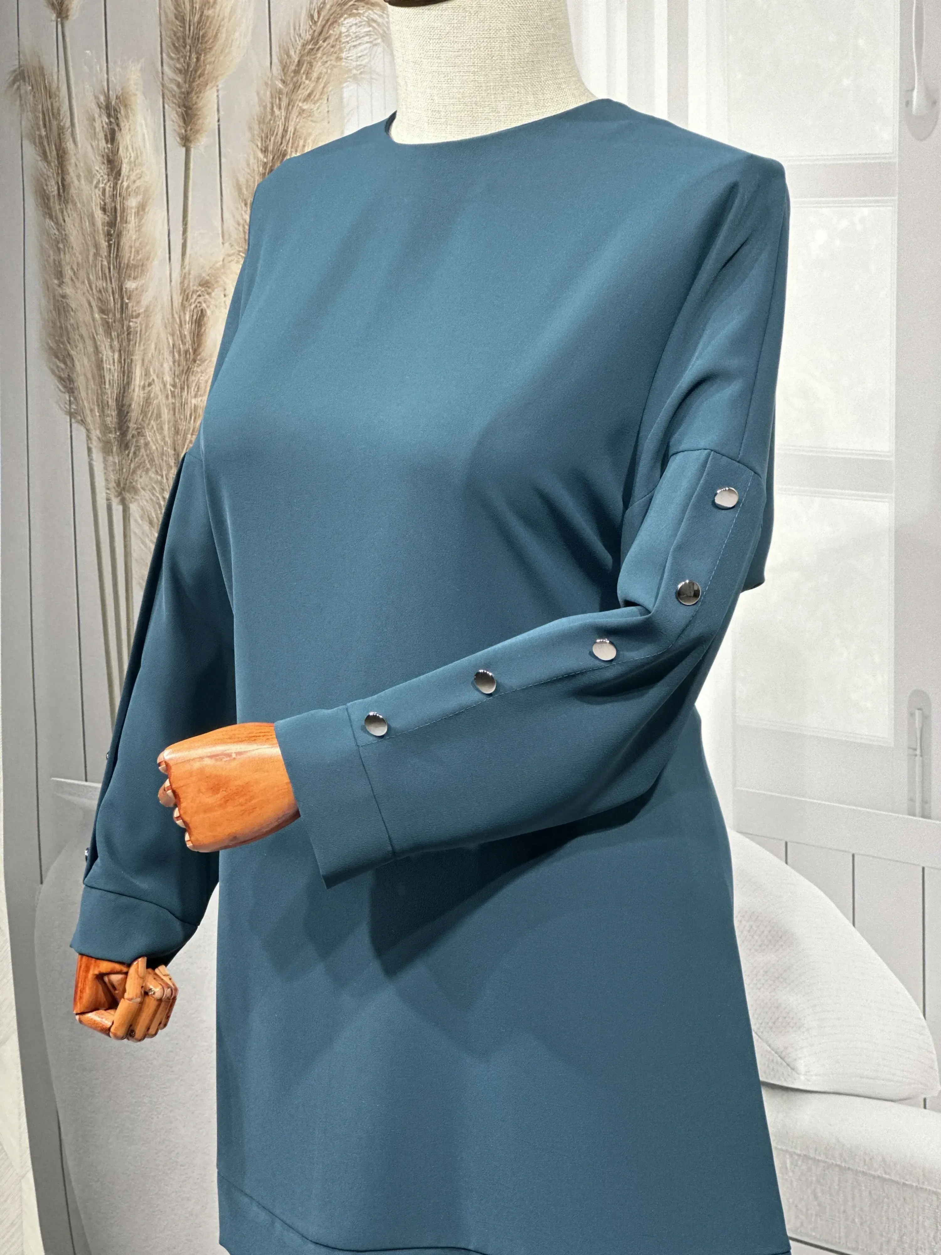 HESNA 4591 TAKIM - ZÜMRÜT - (Asorti: 46-52)