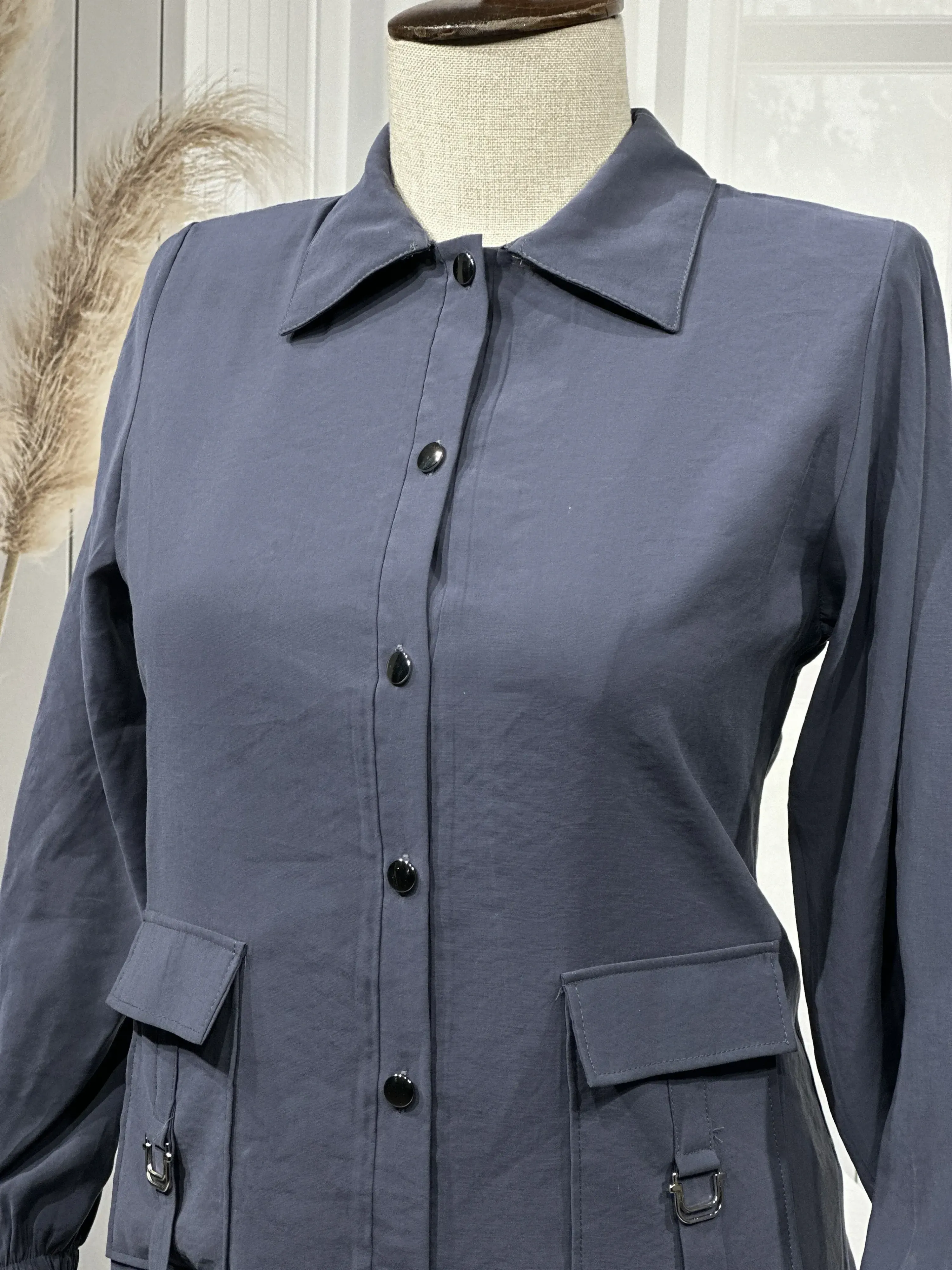 HESNA 4614 TAKIM - ANTRASİT - (Asorti: 46-52)