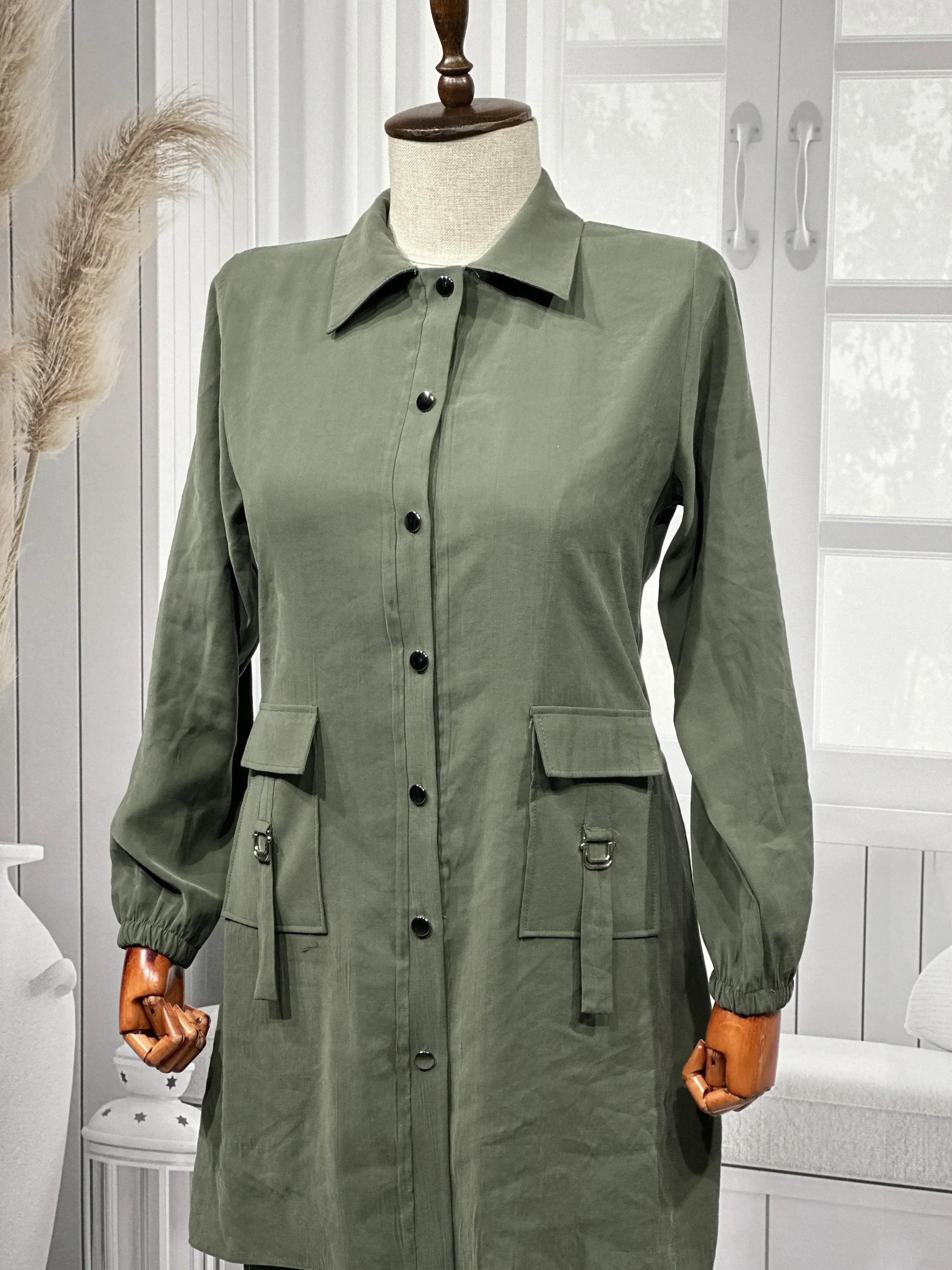 HESNA 4614 TAKIM - HAKİ - (Asorti: 46-52)