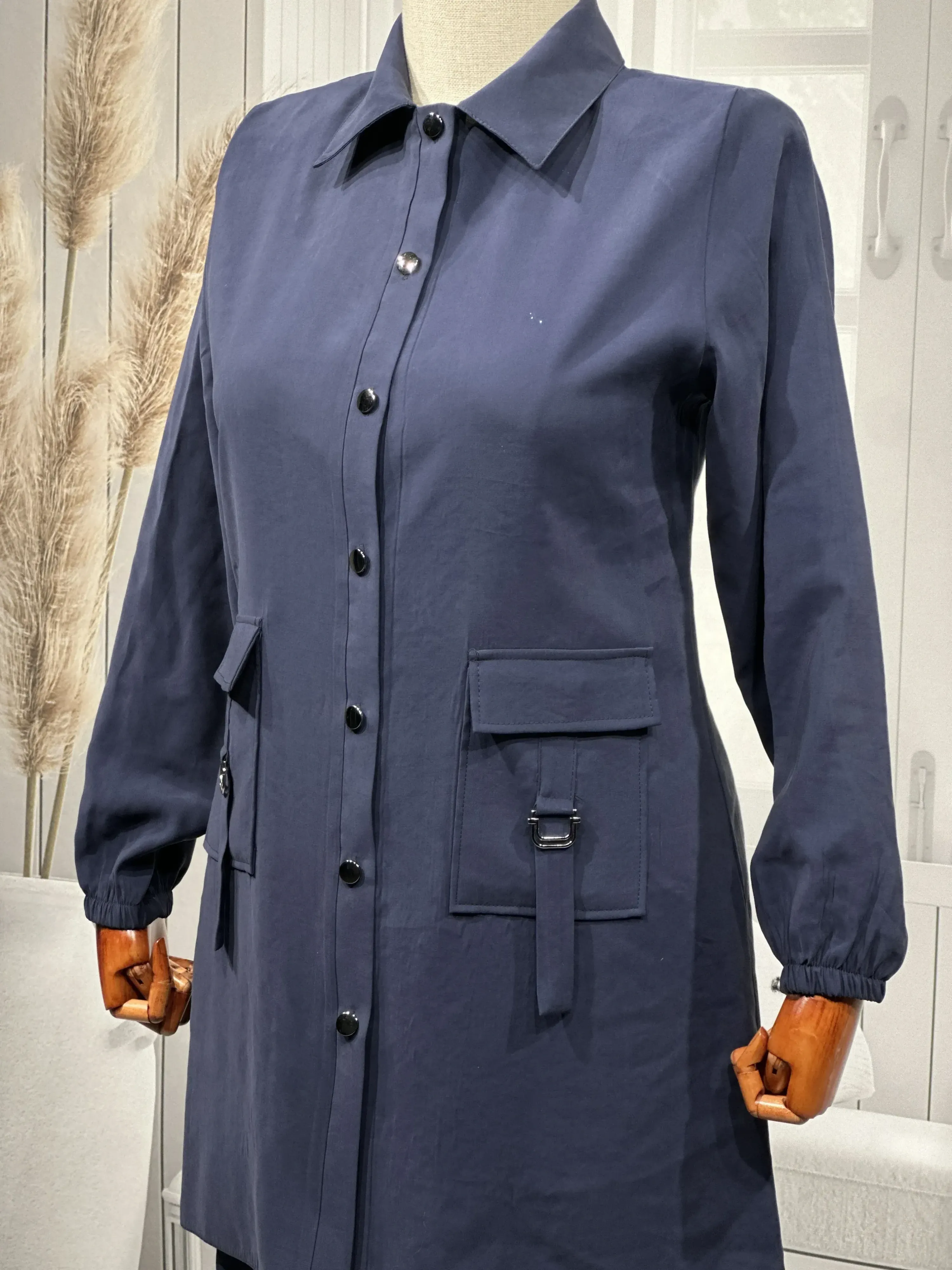 HESNA 4614 TAKIM - LACİVERT - (Asorti: 46-52)