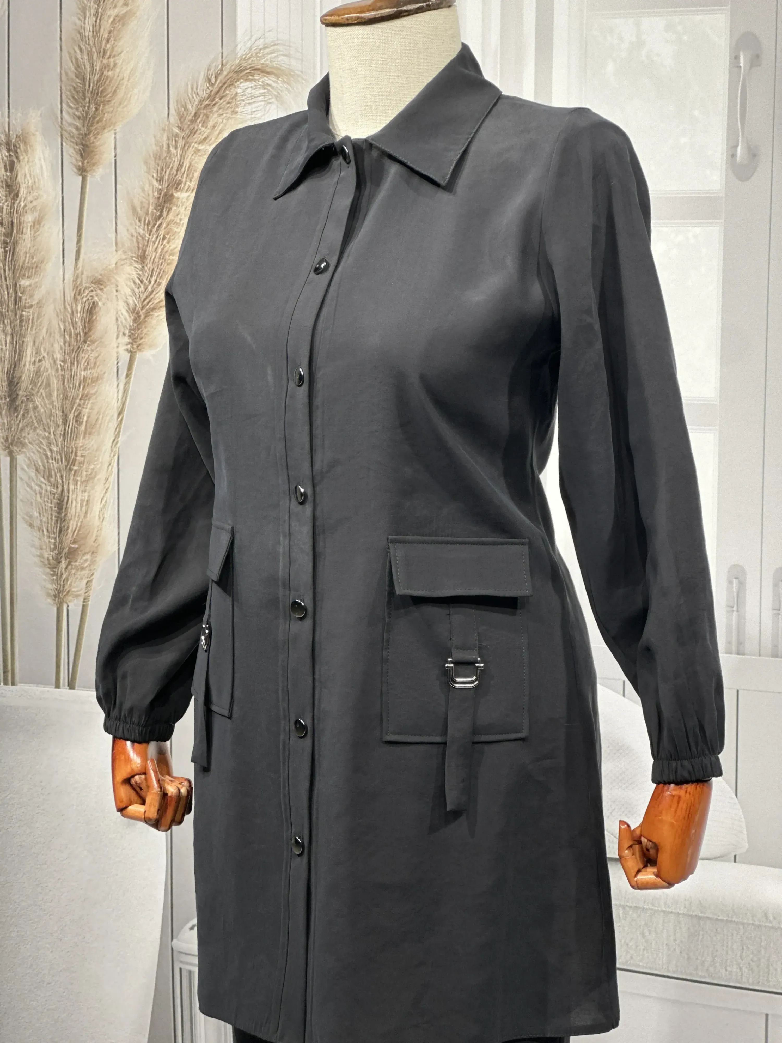 HESNA 4614 TAKIM - SİYAH - (Asorti: 46-52)