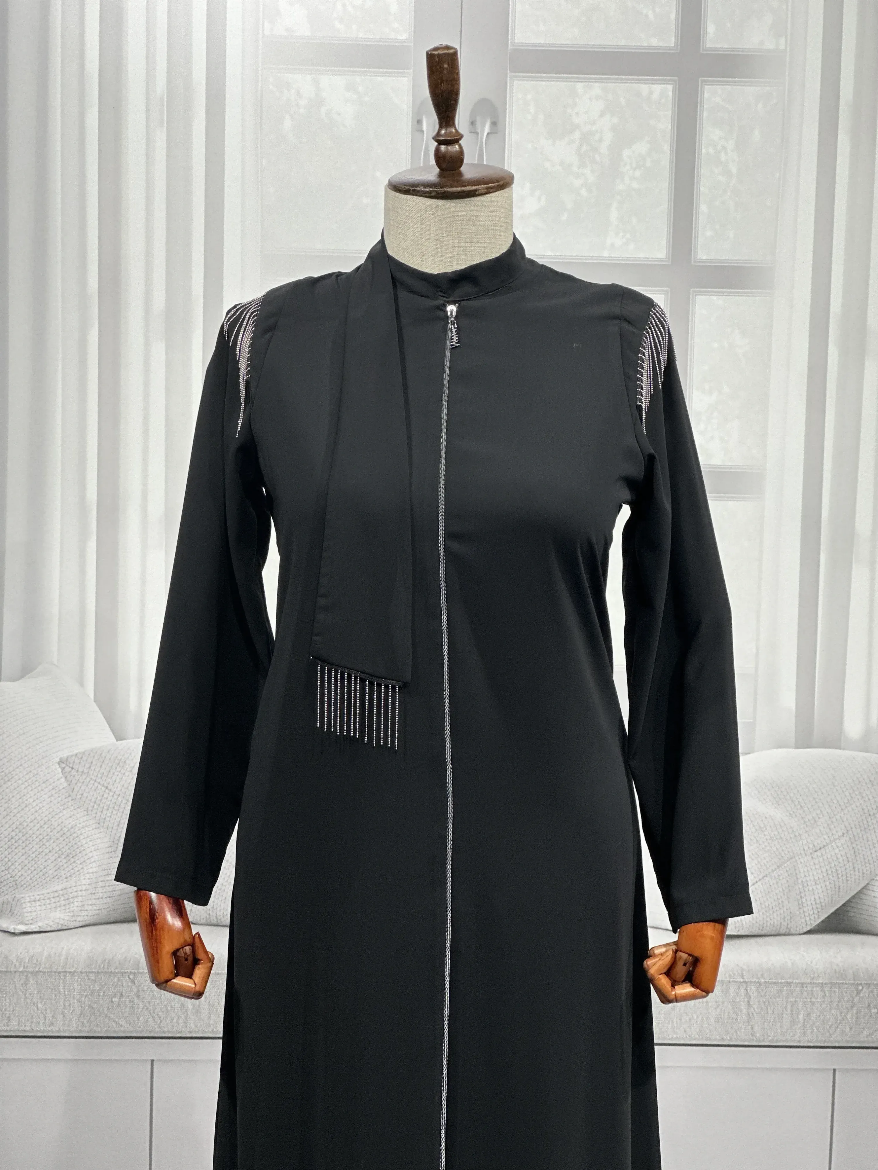 HESNA 6541 FERACE - SİYAH - (Asorti: 44-50)