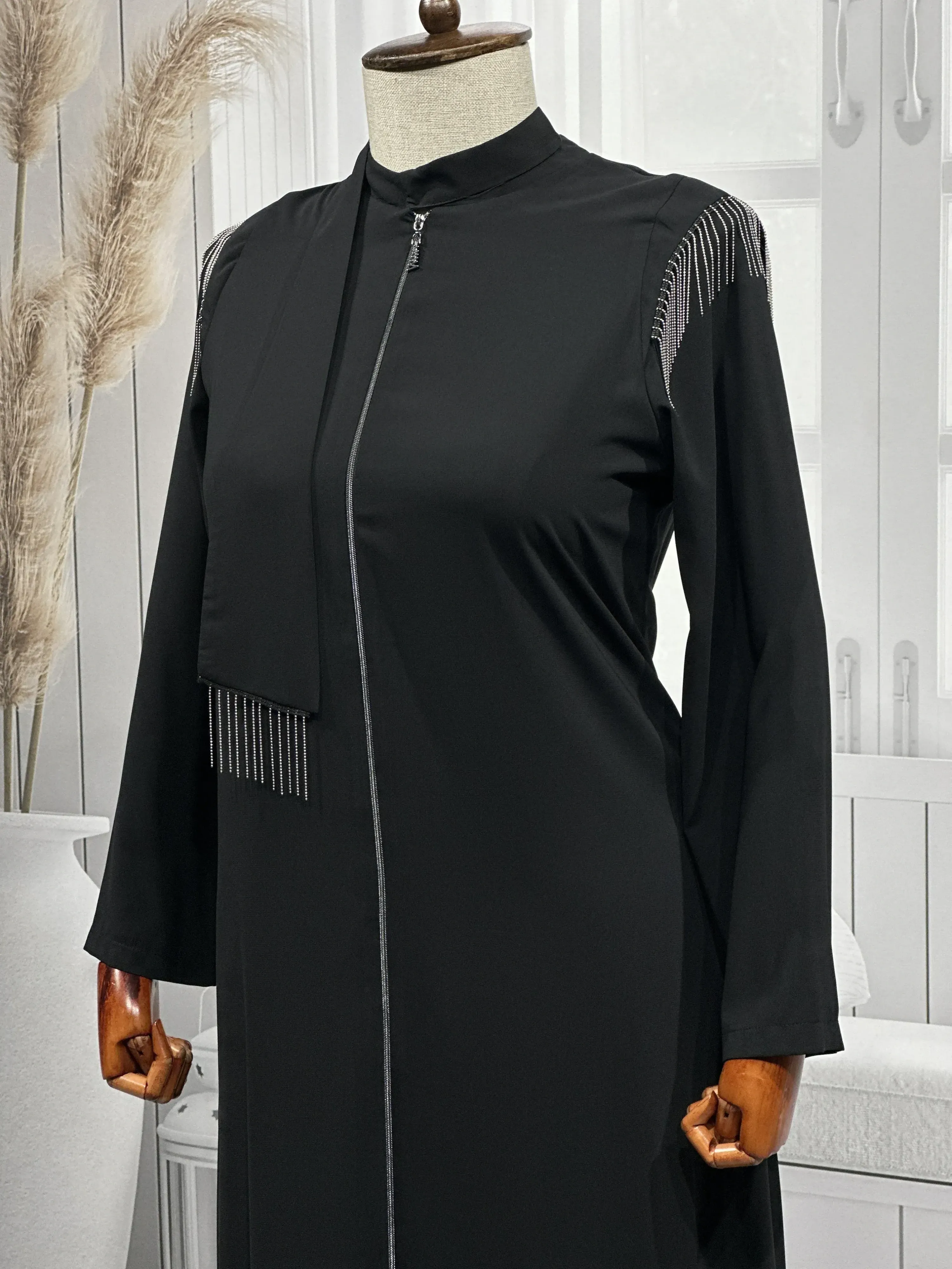 HESNA 6541 FERACE - SİYAH - (Asorti: 44-50)