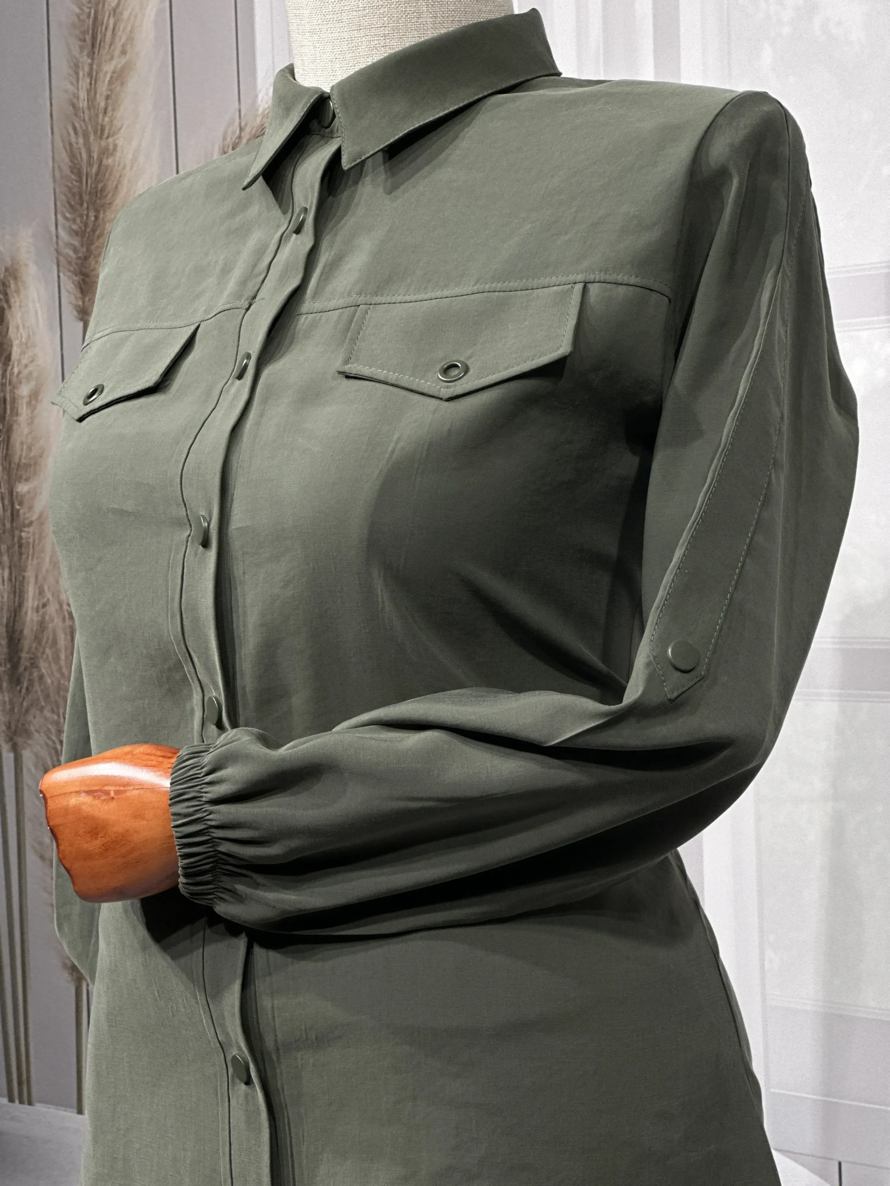 HESNA 7753 TAKIM - HAKİ - (Asorti: 46-52)