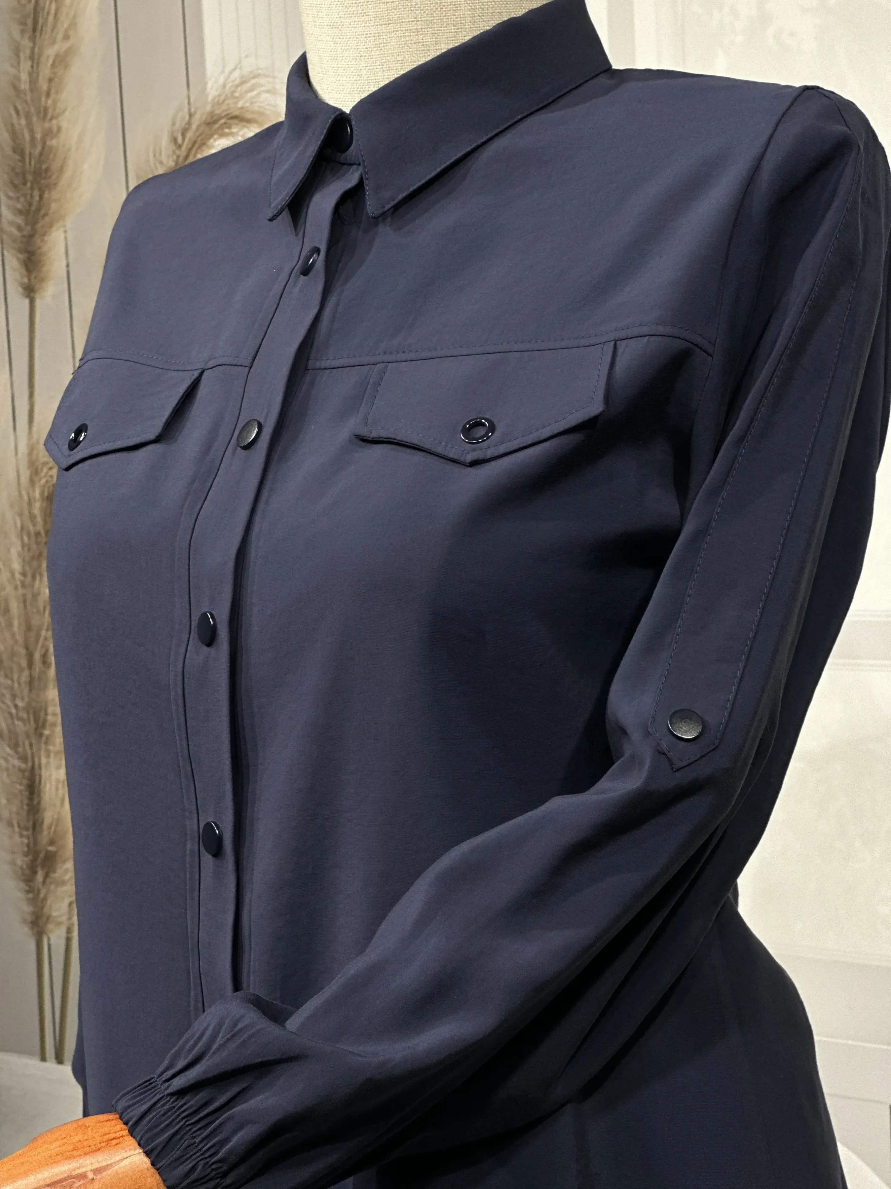 HESNA 7753 TAKIM - LACİVERT - (Asorti: 46-52)