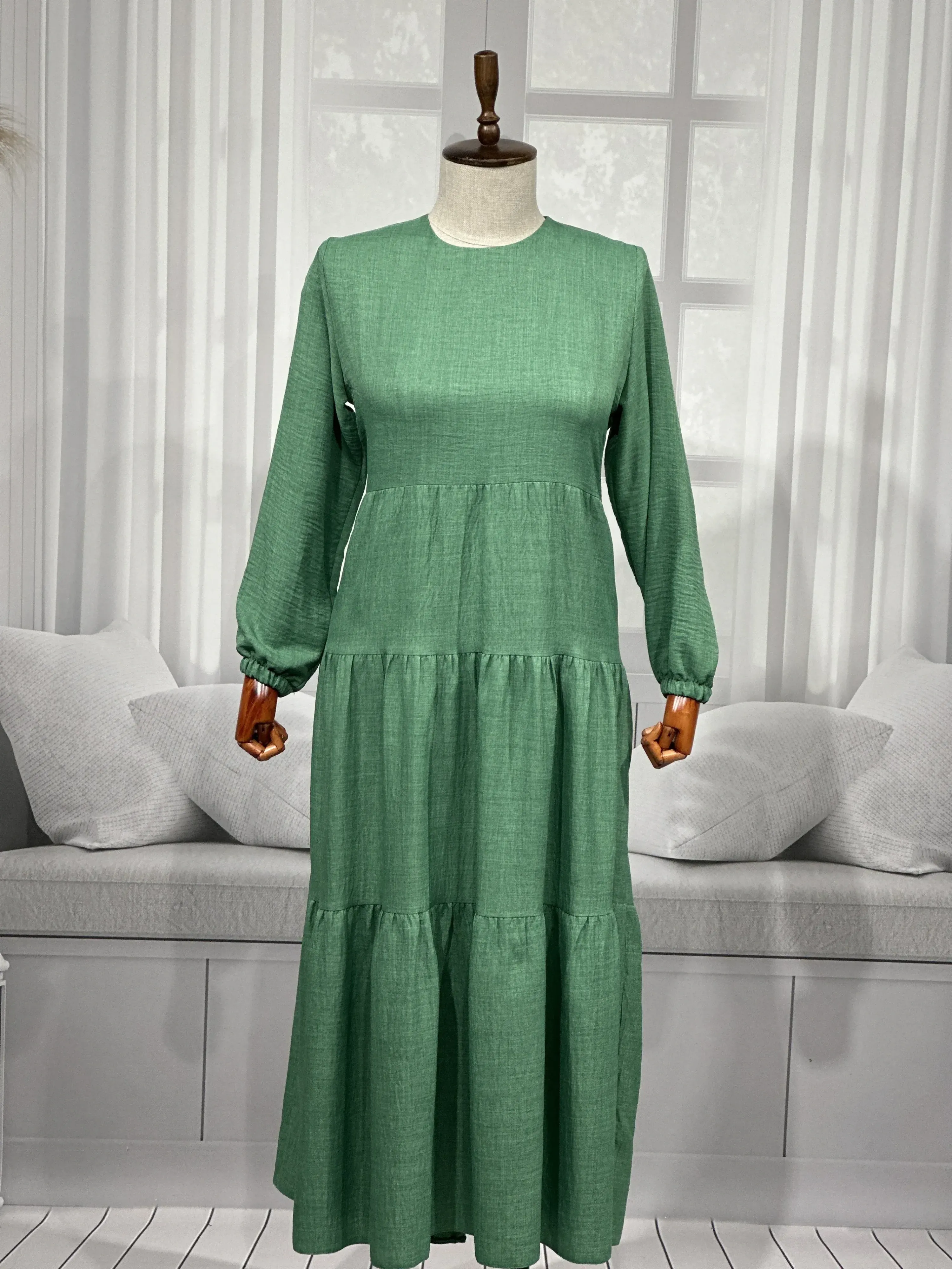 HESNA 8322 ELBİSE - BENETTON - (Asorti: 3-5)