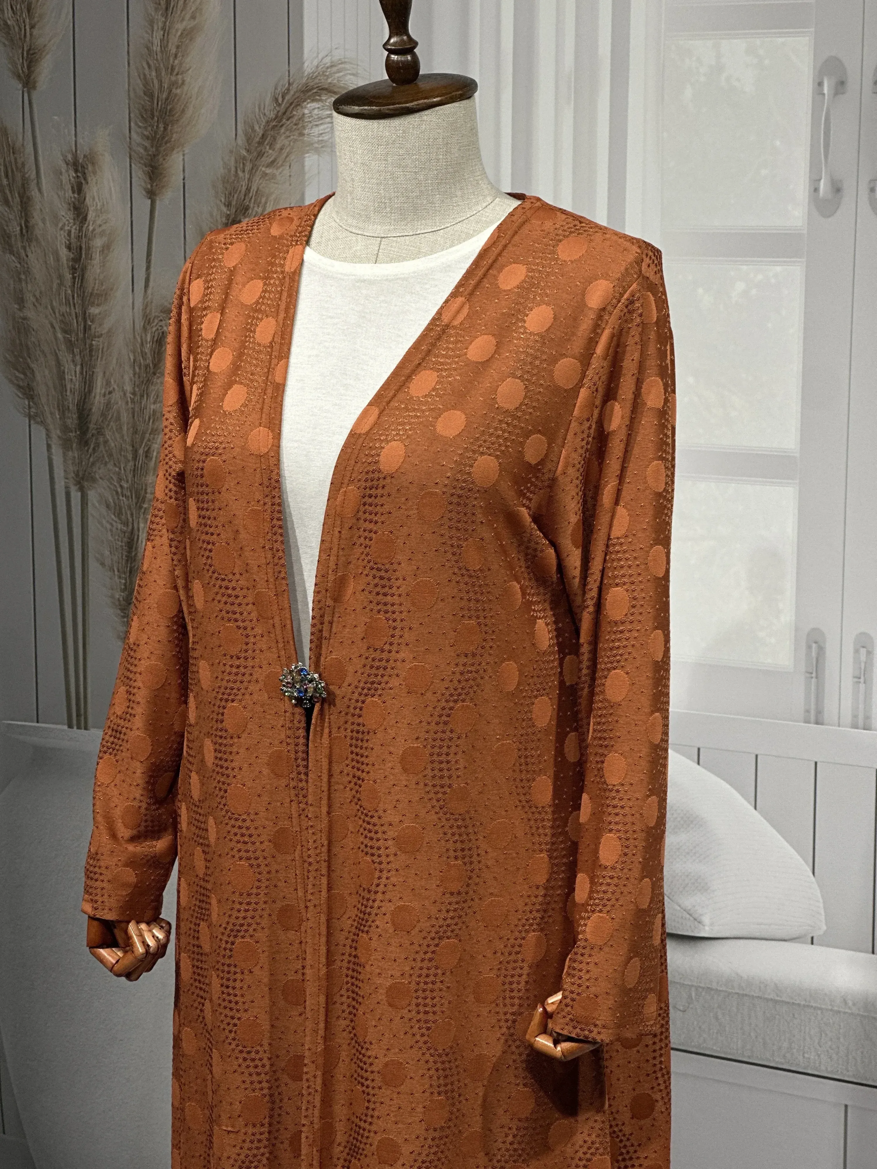 HÜLYA CEKET - KİREMİT - (Asorti: 4-6)