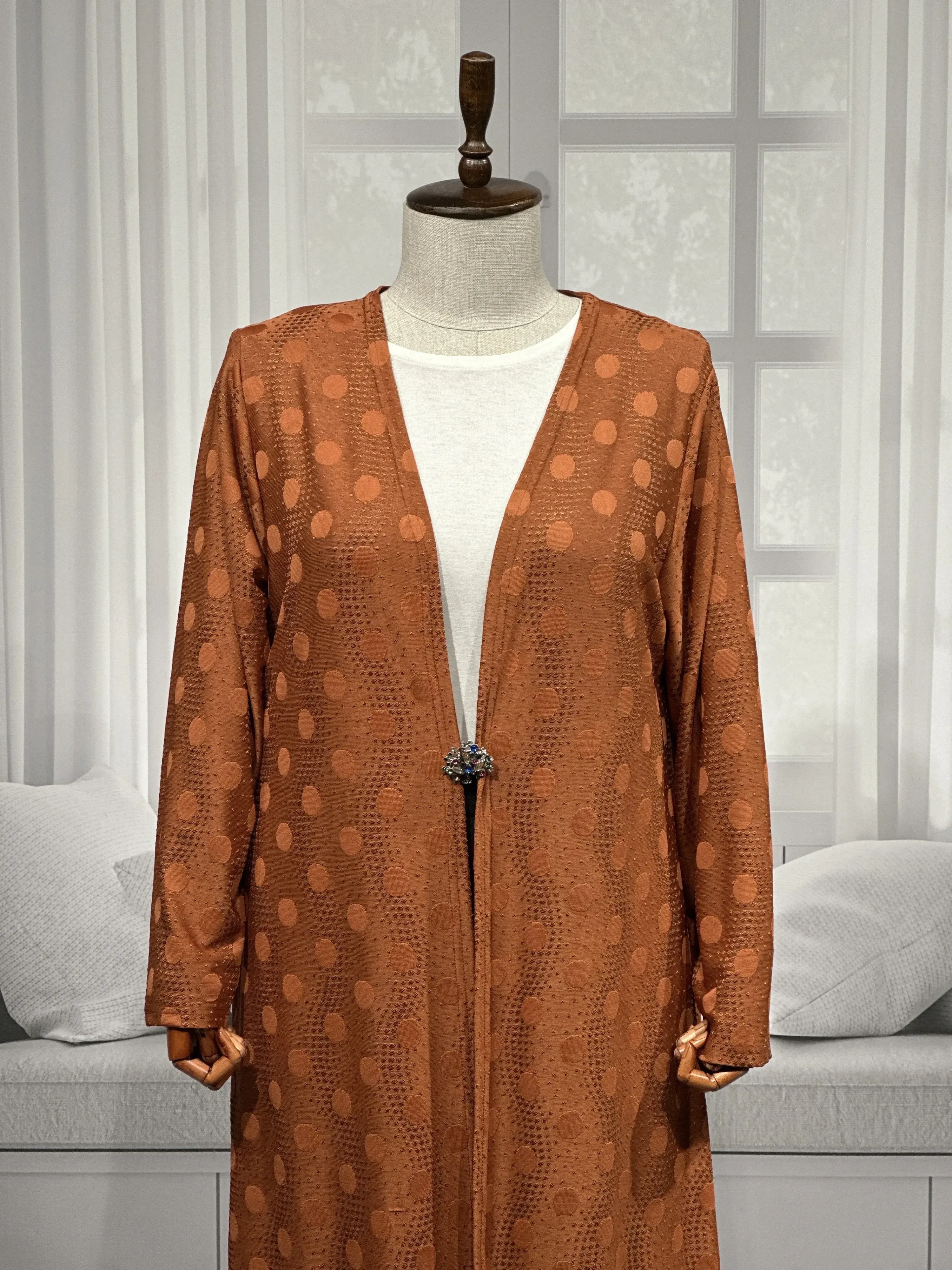 HÜLYA CEKET - KİREMİT - (Asorti: 4-6)