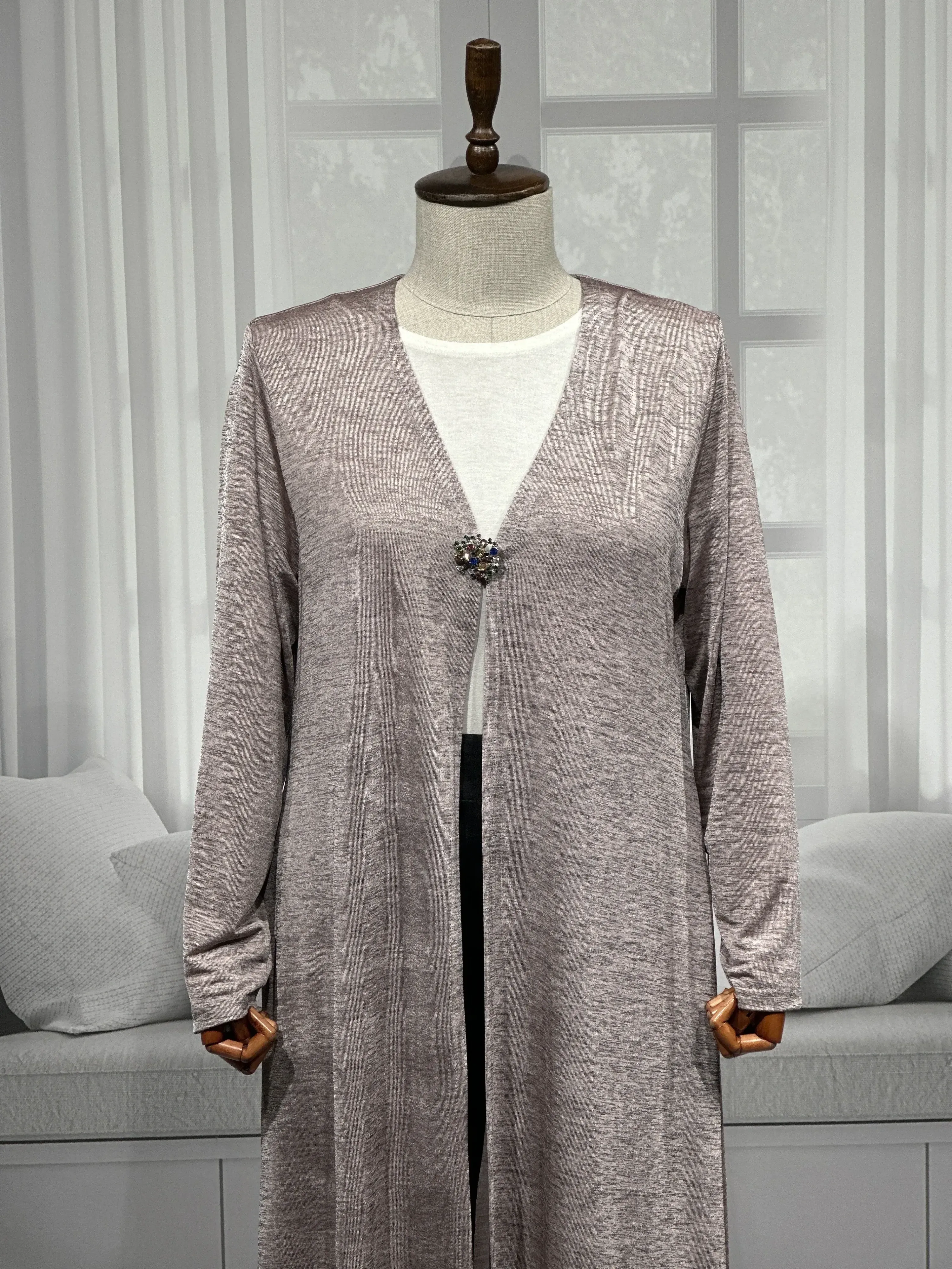 HÜLYA CEKET - PUDRA - (Asorti: 4-6)