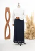 BUĞRA ASTARLI ÇAN ETEK - LACİVERT - (Asorti: 56-60)