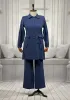 HESNA 4614 TAKIM - İNDİGO - (Asorti: 46-52)