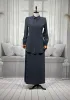 HESNA 7753 TAKIM - ANTRASİT - (Asorti: 46-52)