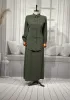 HESNA 7753 TAKIM - HAKİ - (Asorti: 46-52)