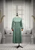 HESNA 8322 ELBİSE - MİNT - (Asorti: 3-5)