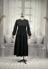 HESNA 8322 ELBİSE - SİYAH - (Asorti: 3-5)