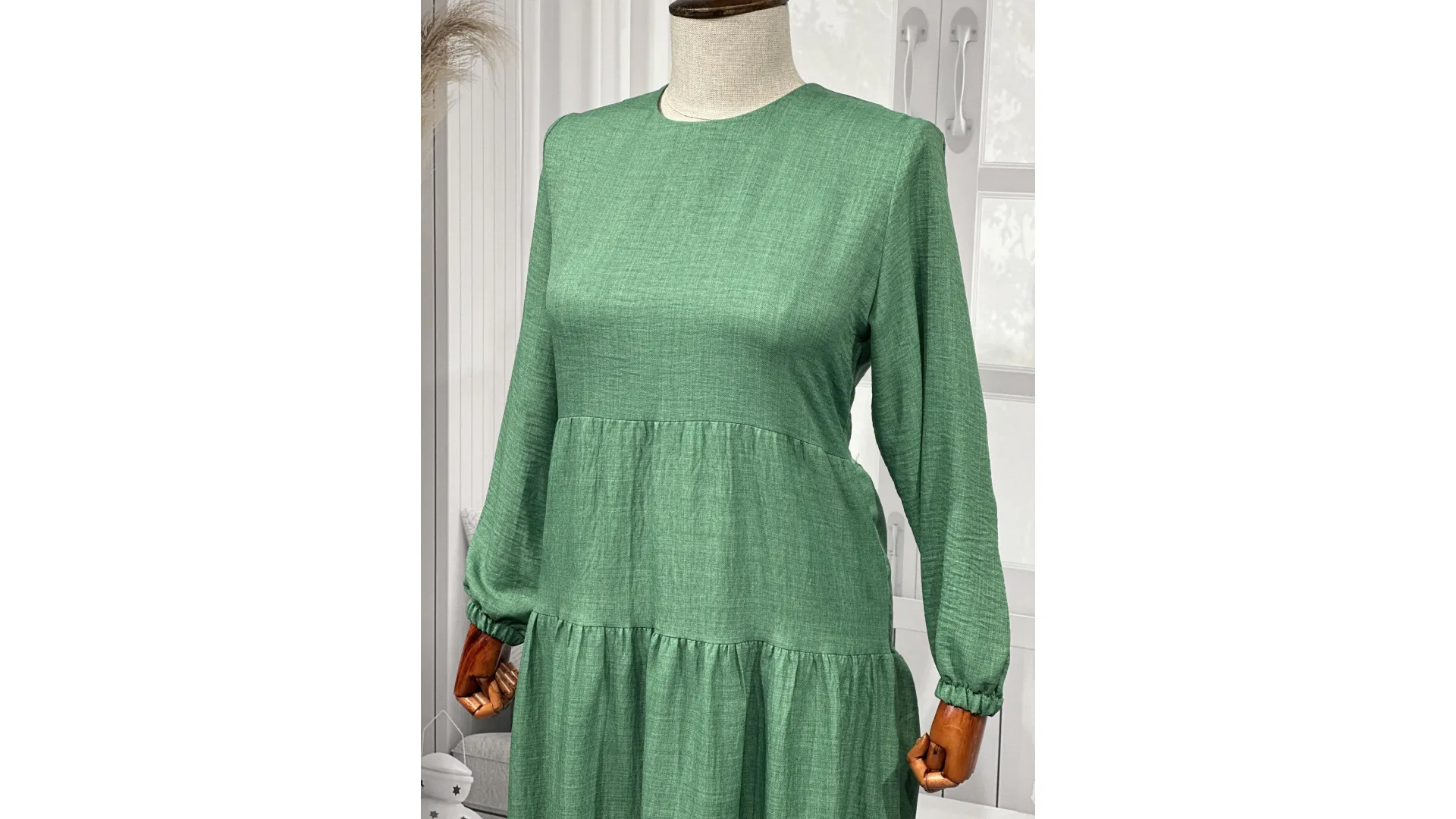 HESNA 8322 ELBİSE - BENETTON - (Asorti: 3-5)