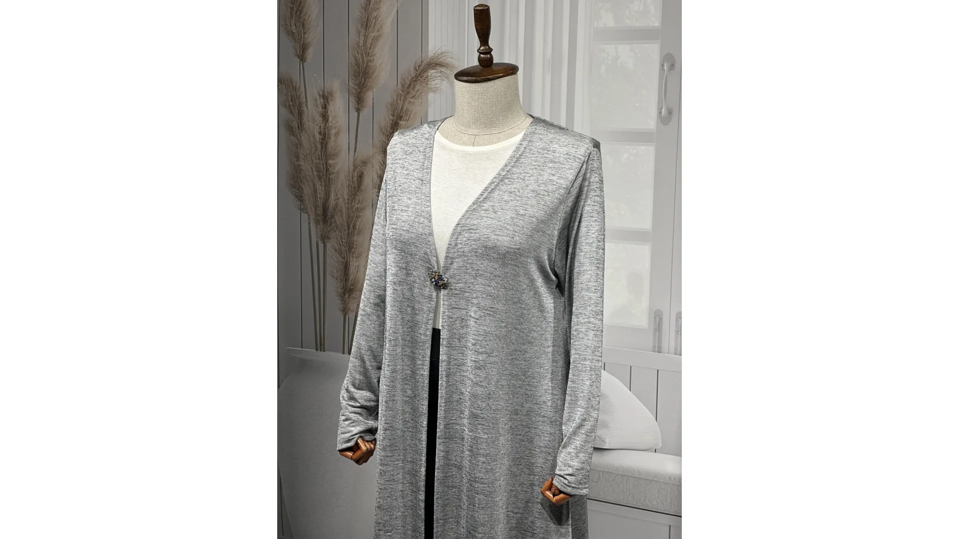 HÜLYA CEKET - GÜMÜŞ - (Asorti: 4-6)