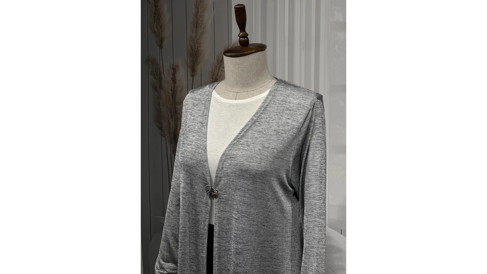 HÜLYA CEKET - GÜMÜŞ - (Asorti: 4-6)