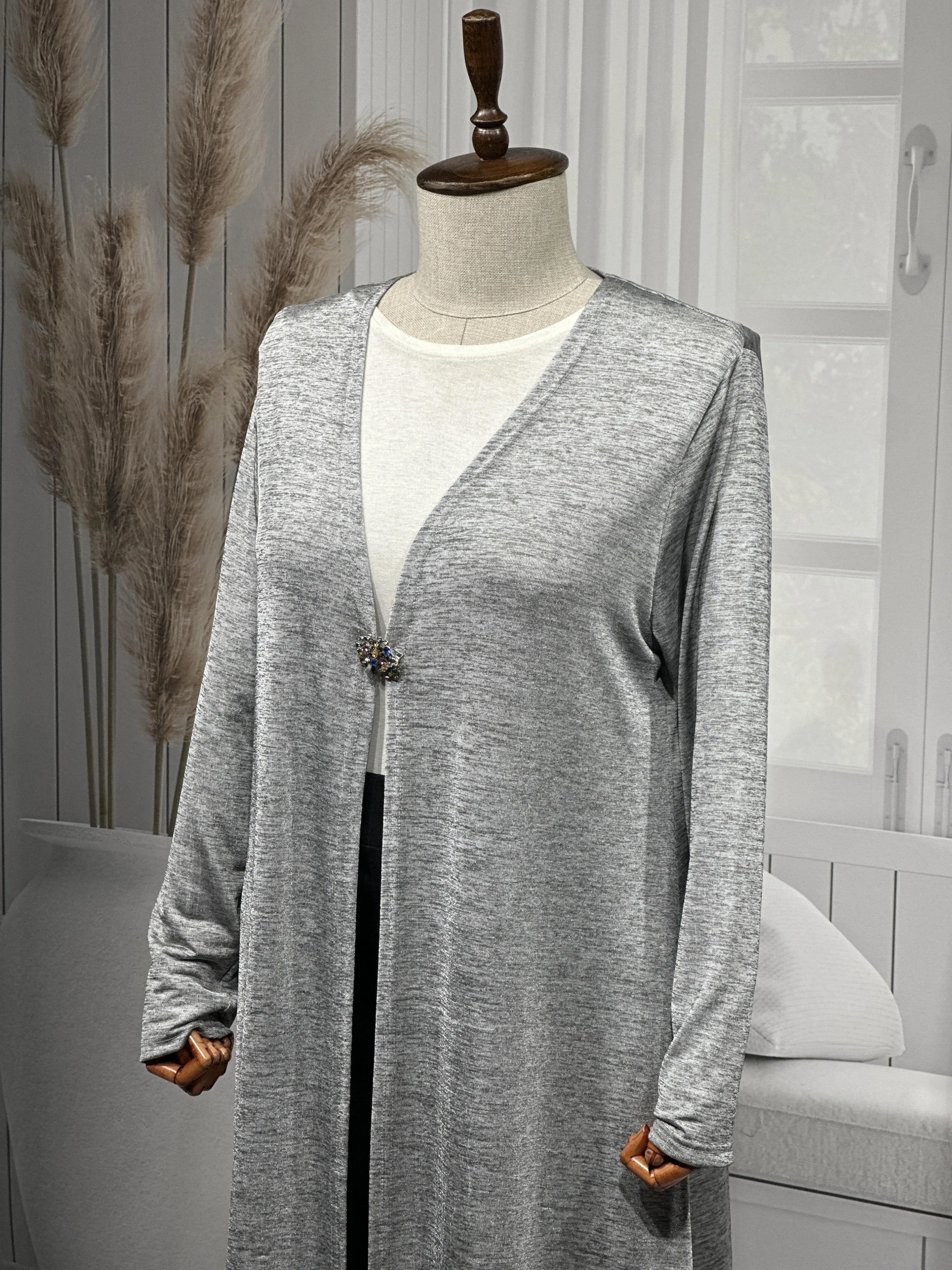 HÜLYA CEKET - GÜMÜŞ - (Asorti: 4-6)