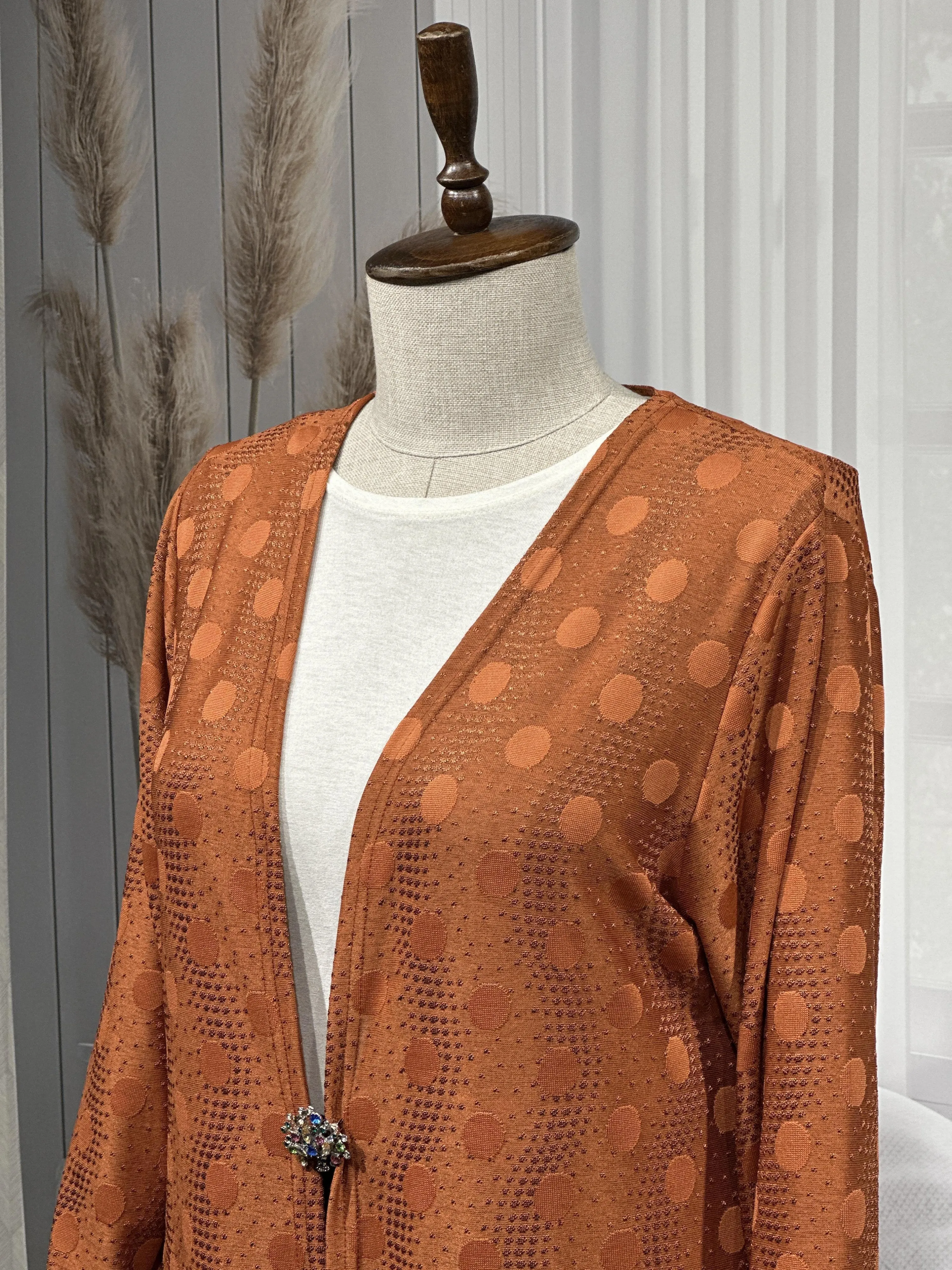 HÜLYA CEKET - KİREMİT - (Asorti: 4-6)