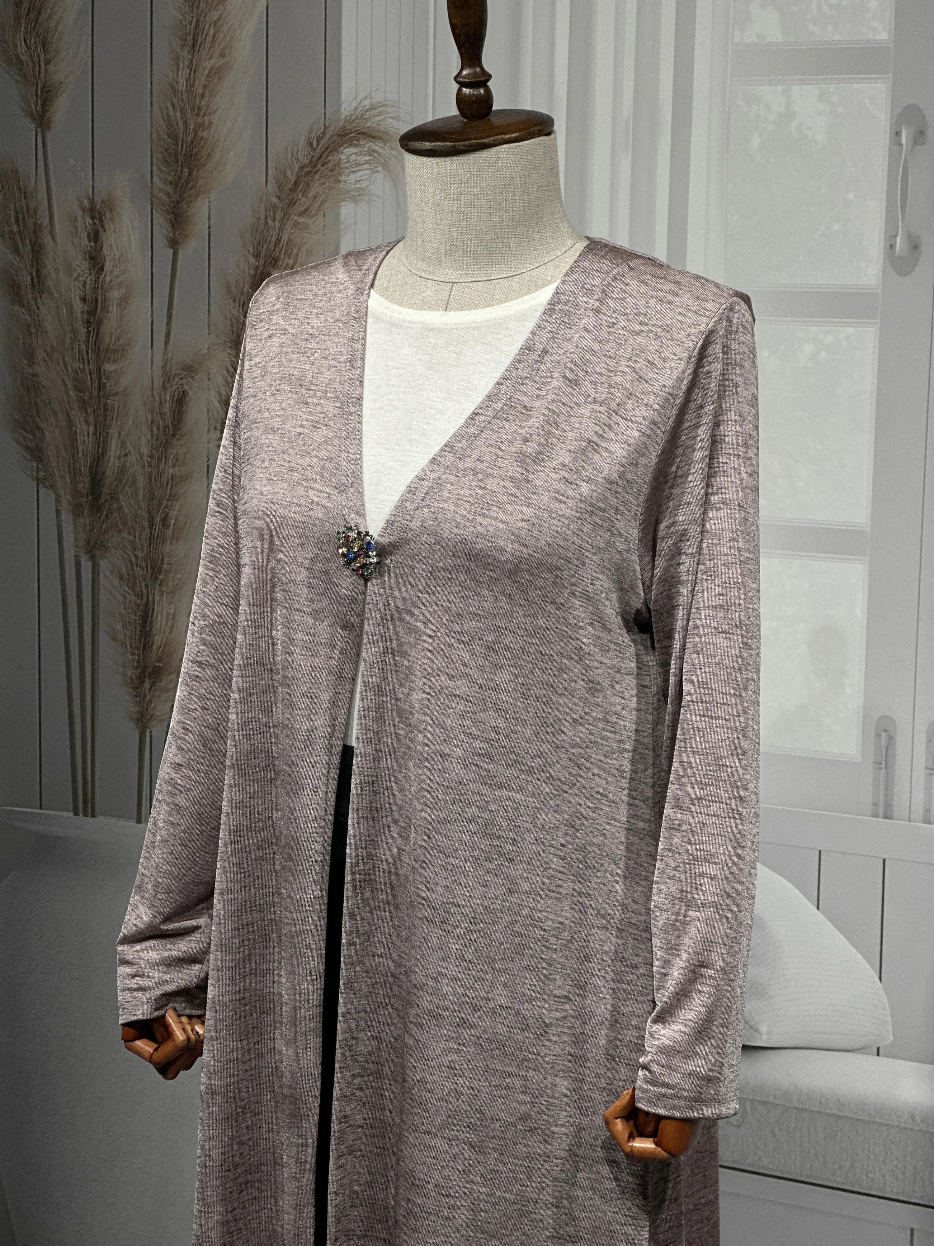 HÜLYA CEKET - PUDRA - (Asorti: 4-6)