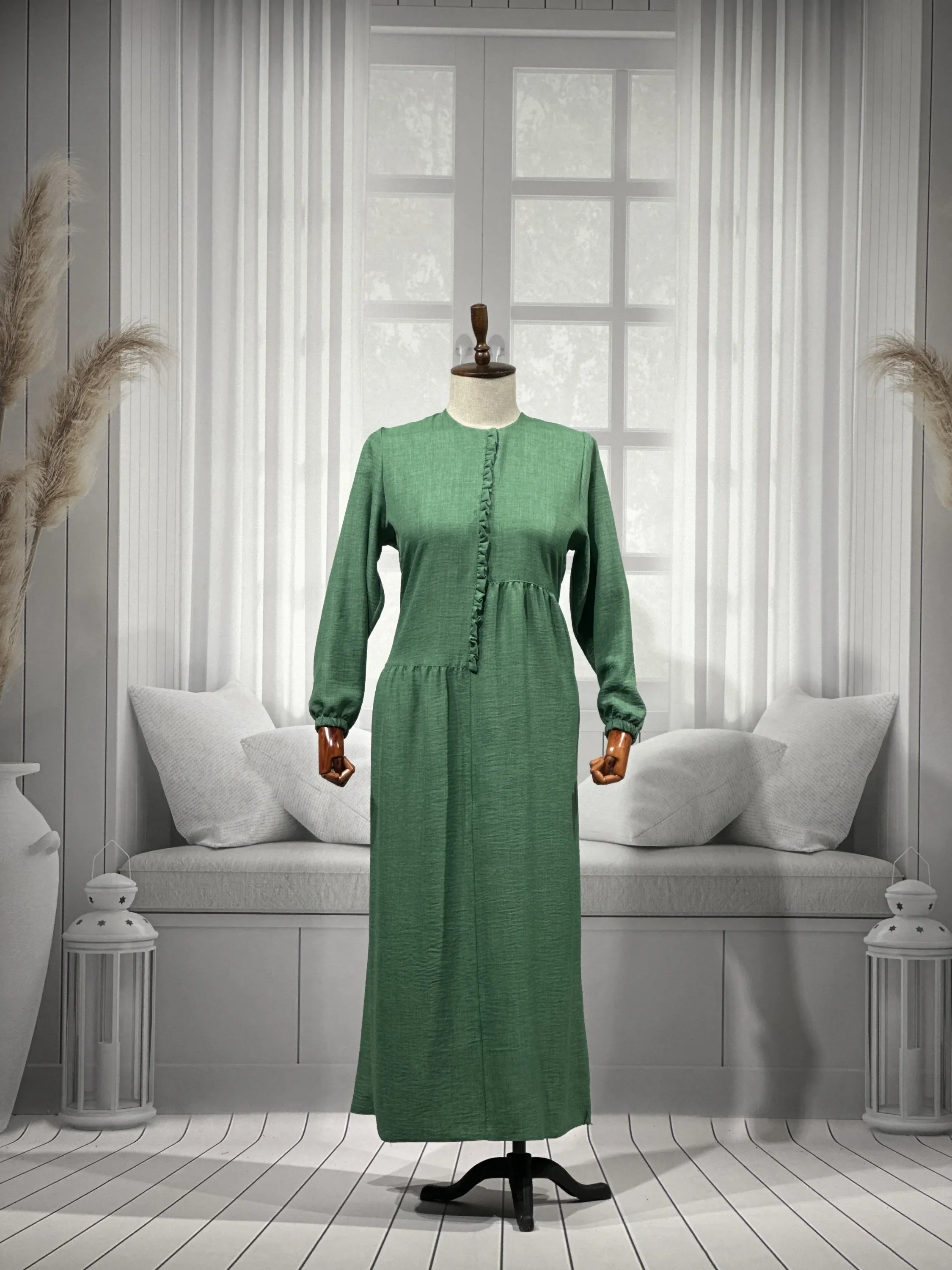 HESNA 8122 ELBİSE - BENETTON - (Asorti: 3-6)