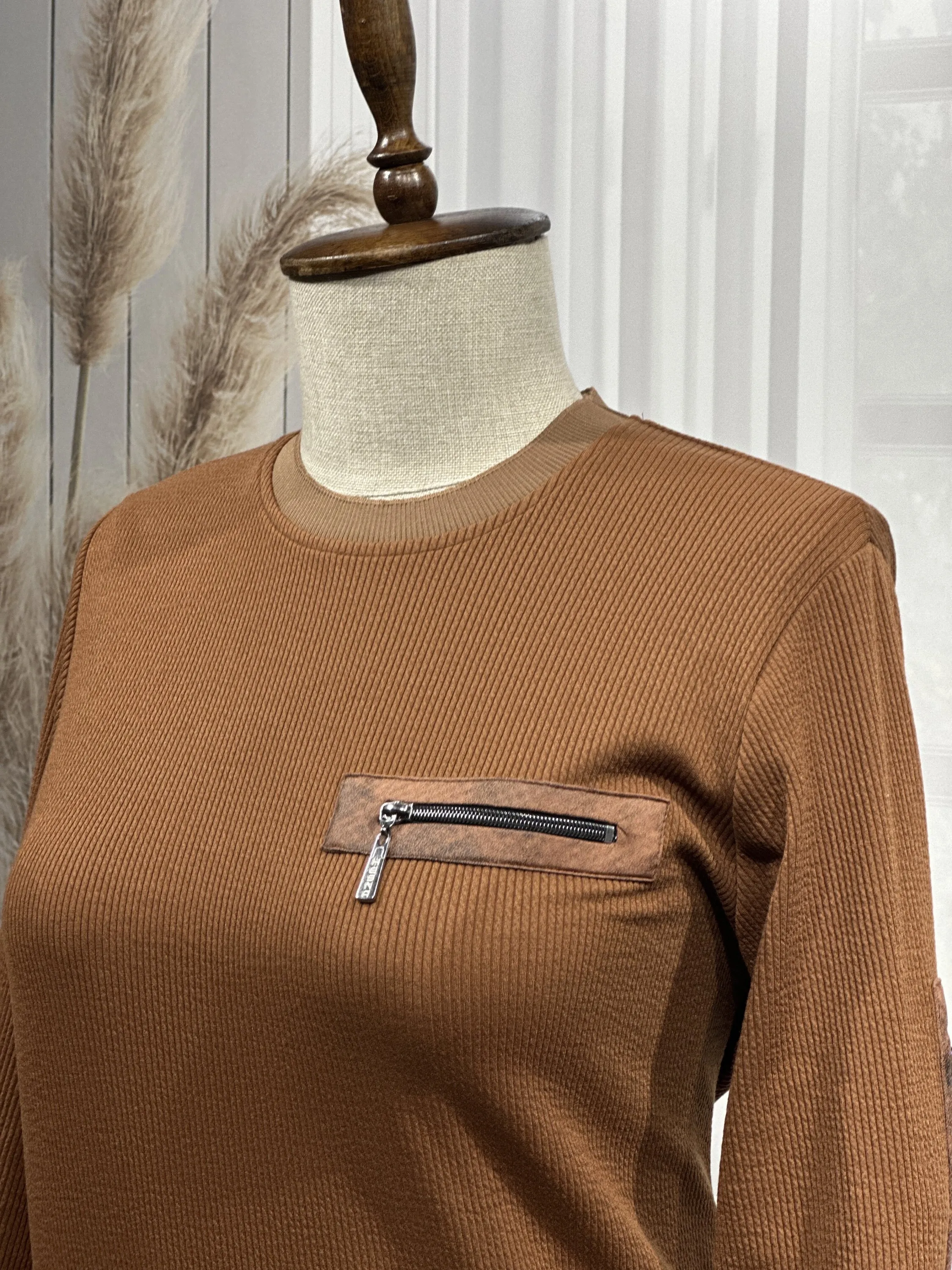 HESNA 8191 ELBİSE - TABA - (Asorti: 3-6)