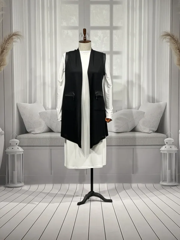 NİMET YELEK - SİYAH - (Asorti: 3-6)