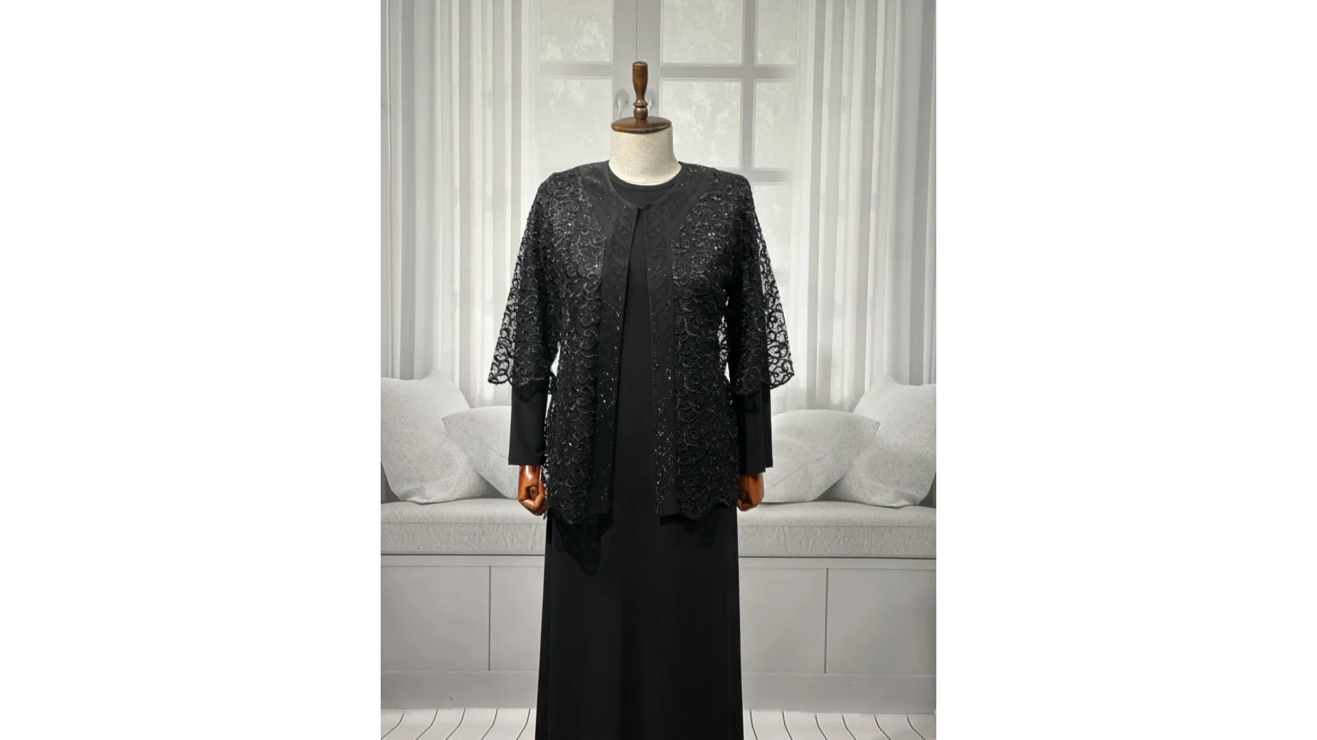 HESNA 1253 TAKIM - SİYAH - (Asorti: 4-6)