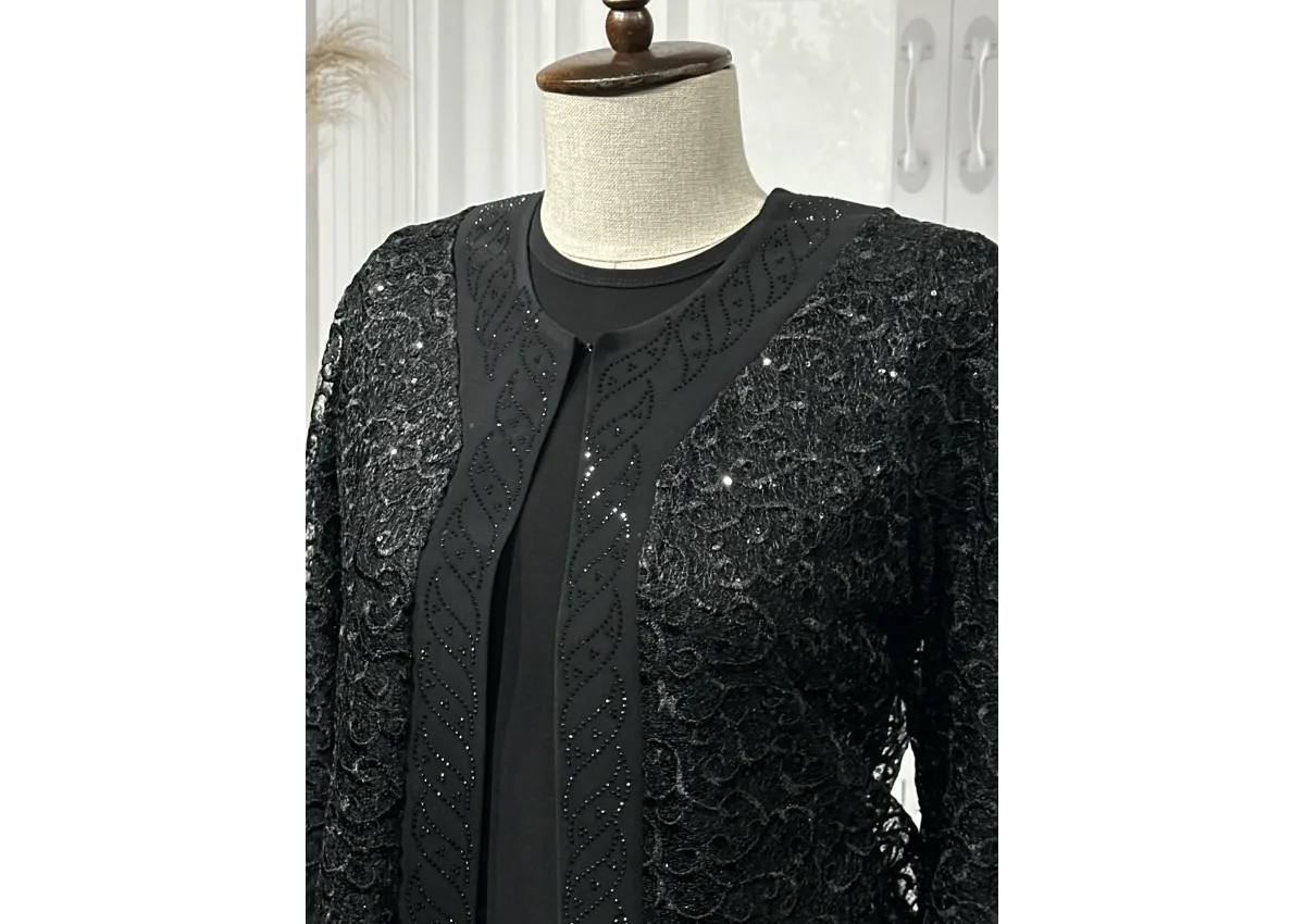 HESNA 1253 TAKIM - SİYAH - (Asorti: 4-6)