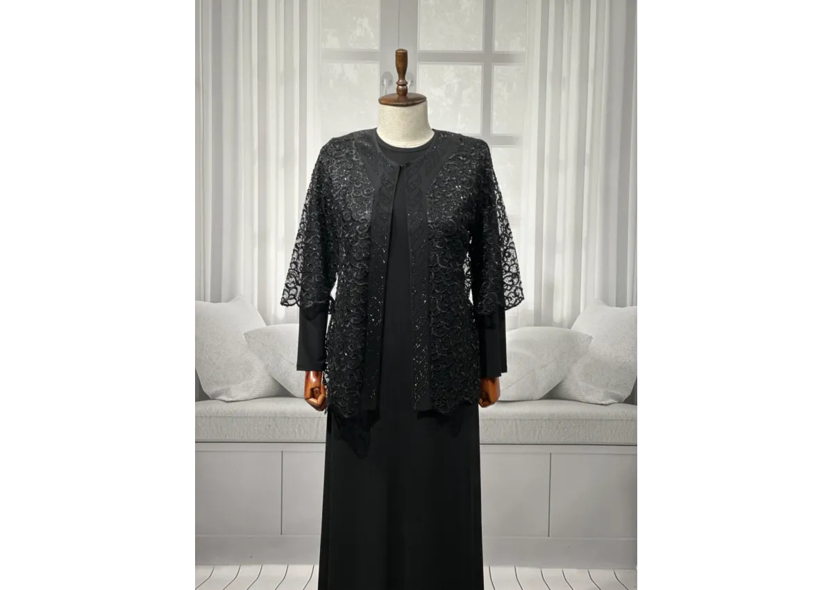 HESNA 1253 TAKIM - SİYAH - (Asorti: 4-6)