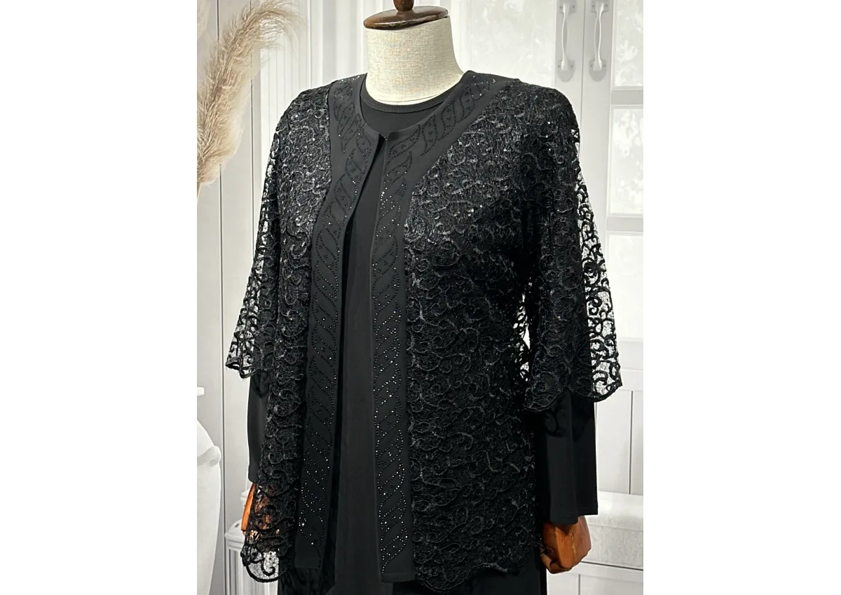 HESNA 1253 TAKIM - SİYAH - (Asorti: 4-6)