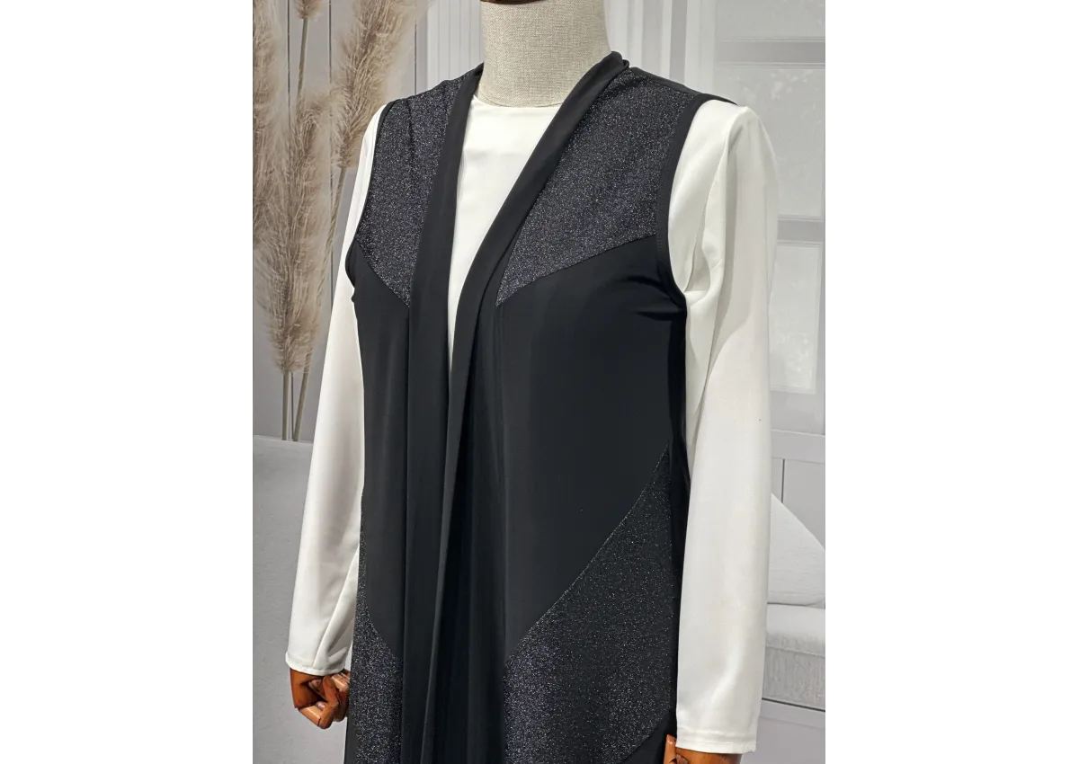 SEVDA YELEK - SİYAH - (Asorti: 4-7)