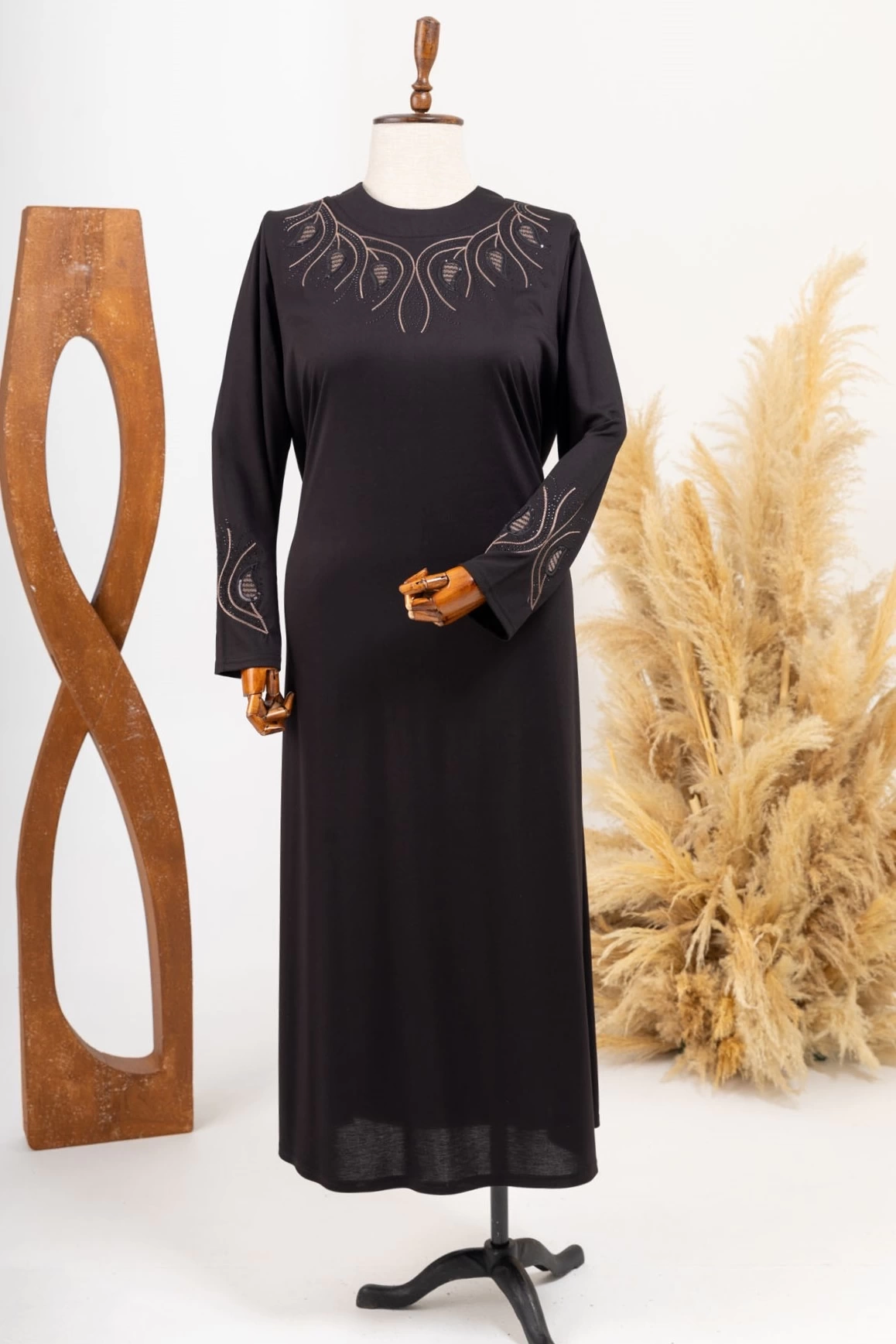 HESNA 8303 NAKIŞLI ELBİSE