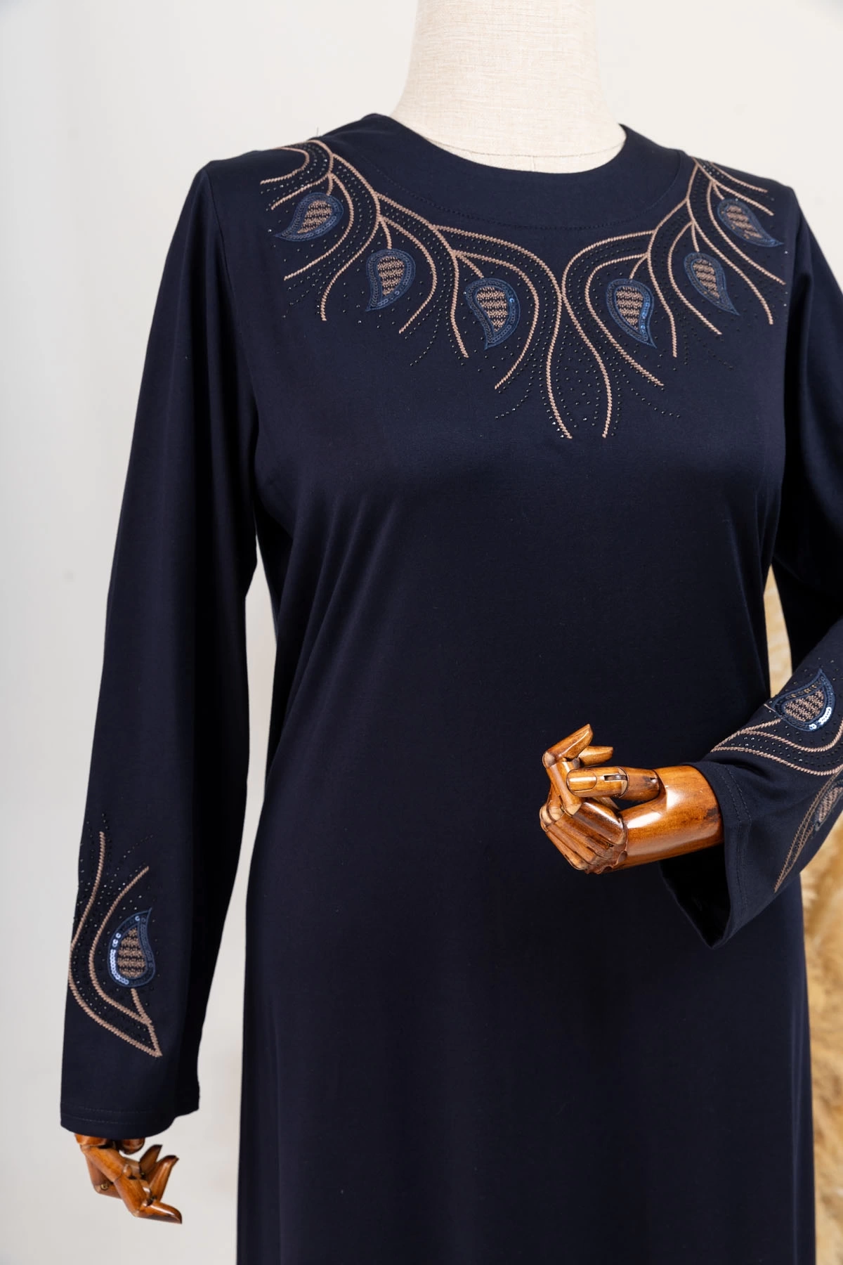 HESNA 8303 NAKIŞLI ELBİSE
