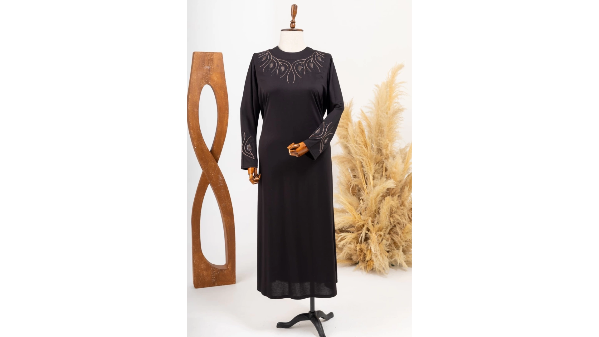HESNA 8303 NAKIŞLI ELBİSE