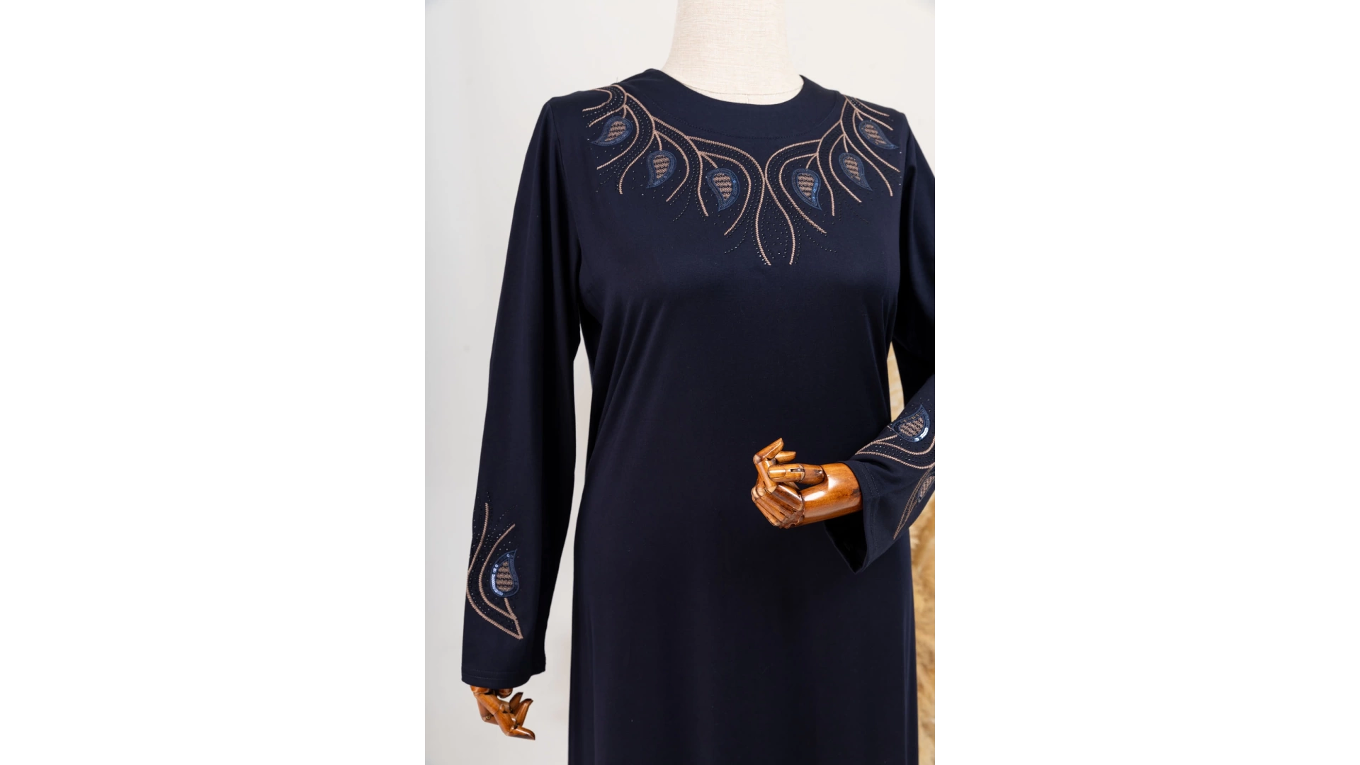 HESNA 8303 NAKIŞLI ELBİSE