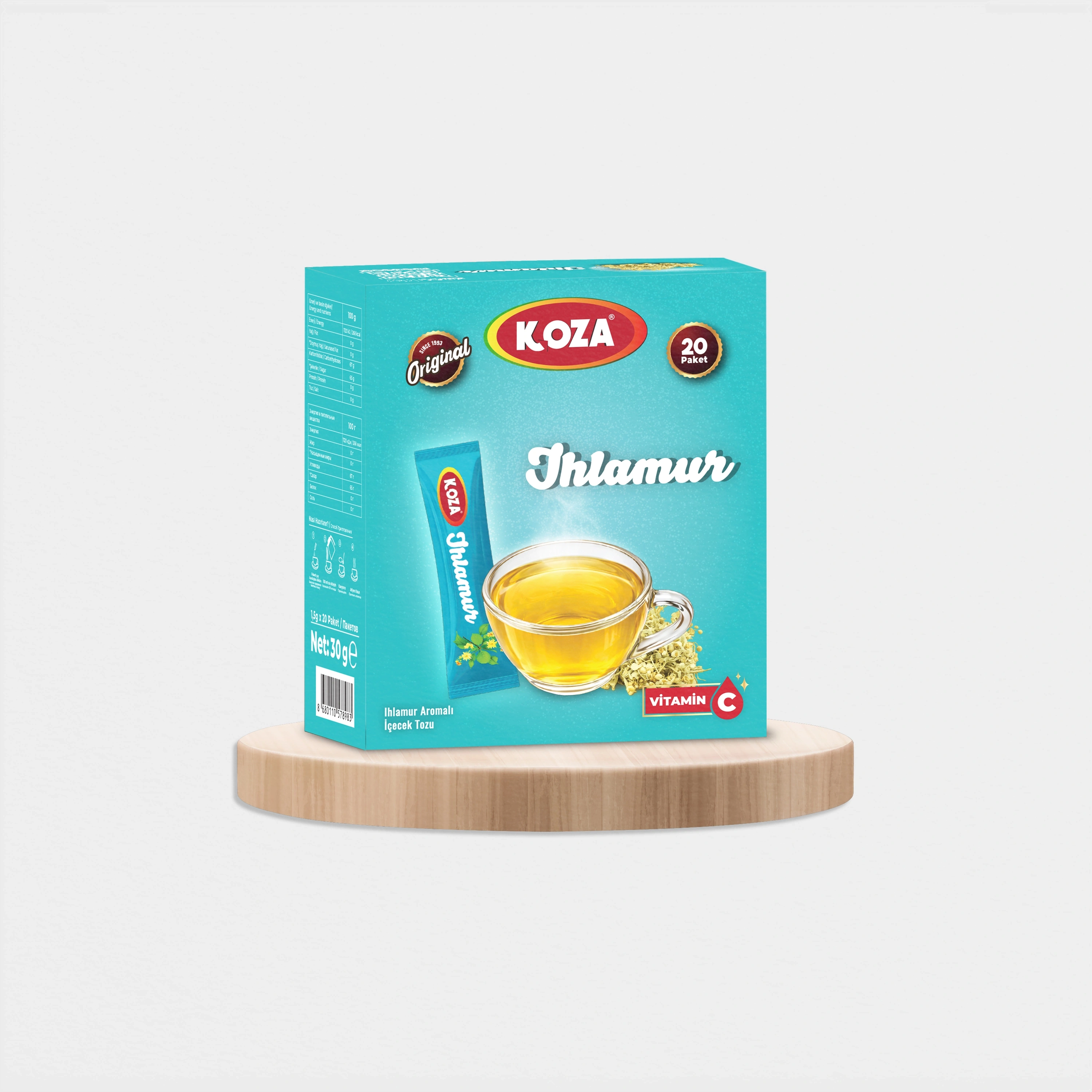 Tek İçimlik Ihlamur Aromalı İçecek Tozu (20 Stick)