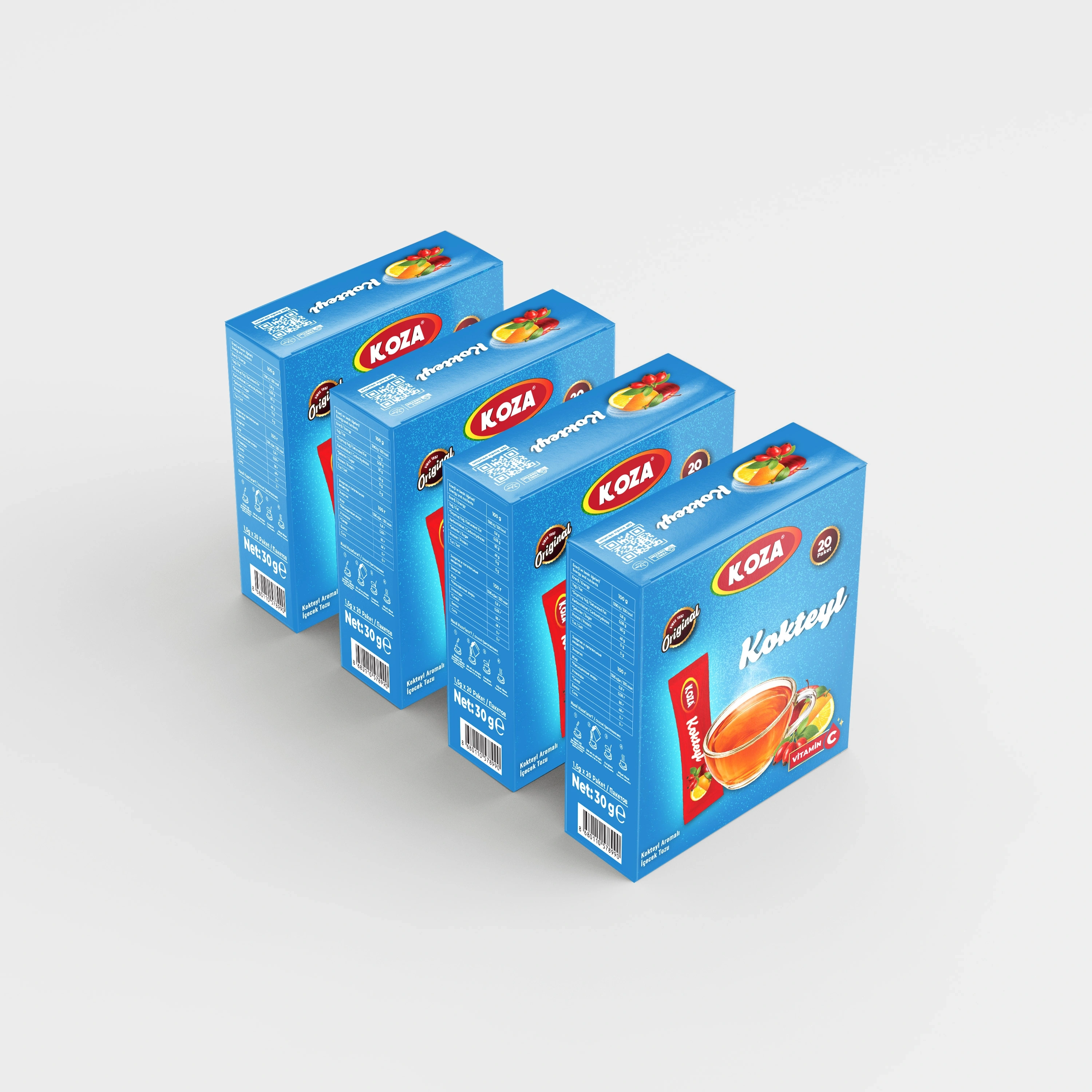 Tek İçimlik Kokteyl Aromalı İçecek Tozu (20 Stick)