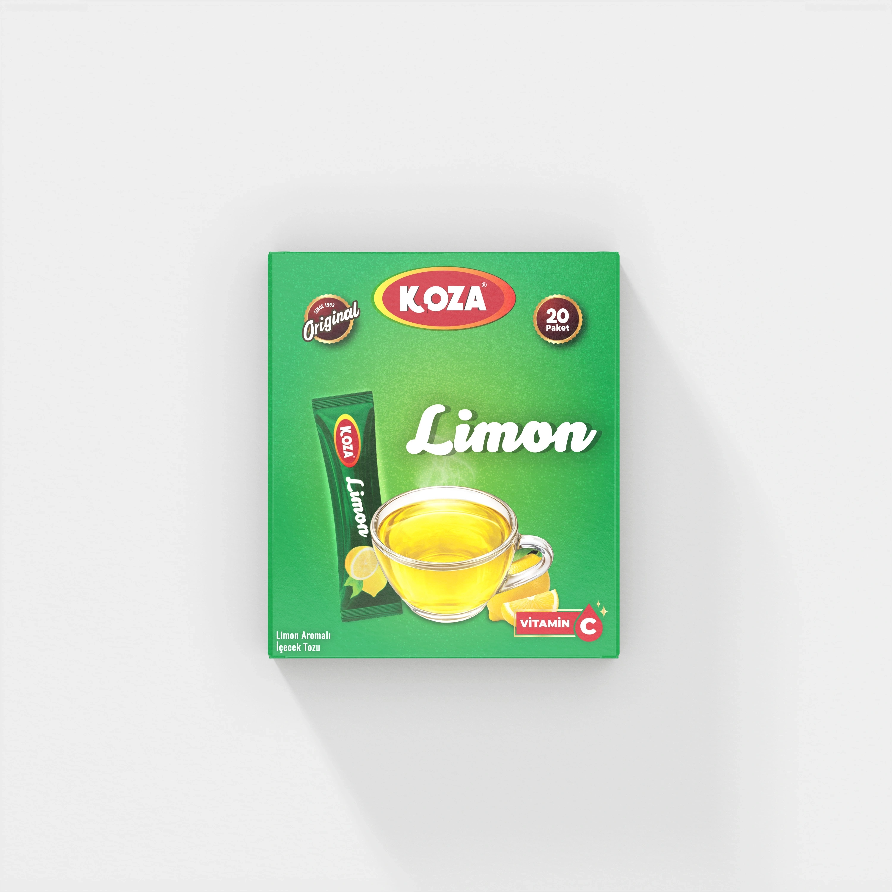 Tek İçimlik Limon Aromalı İçecek Tozu (20 Stick)