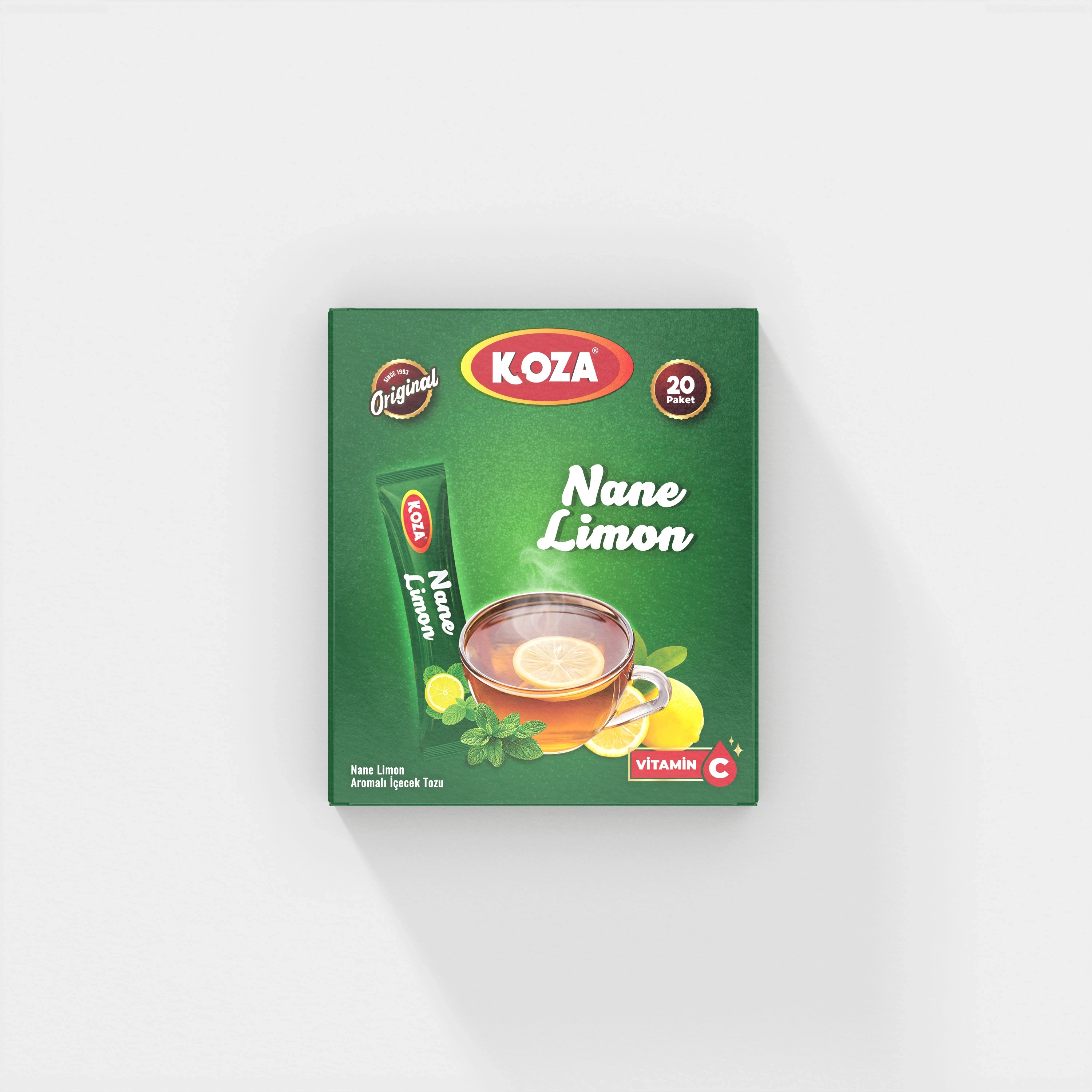 Tek İçimlik Nane Limon Aromalı İçecek Tozu (20 Stick)