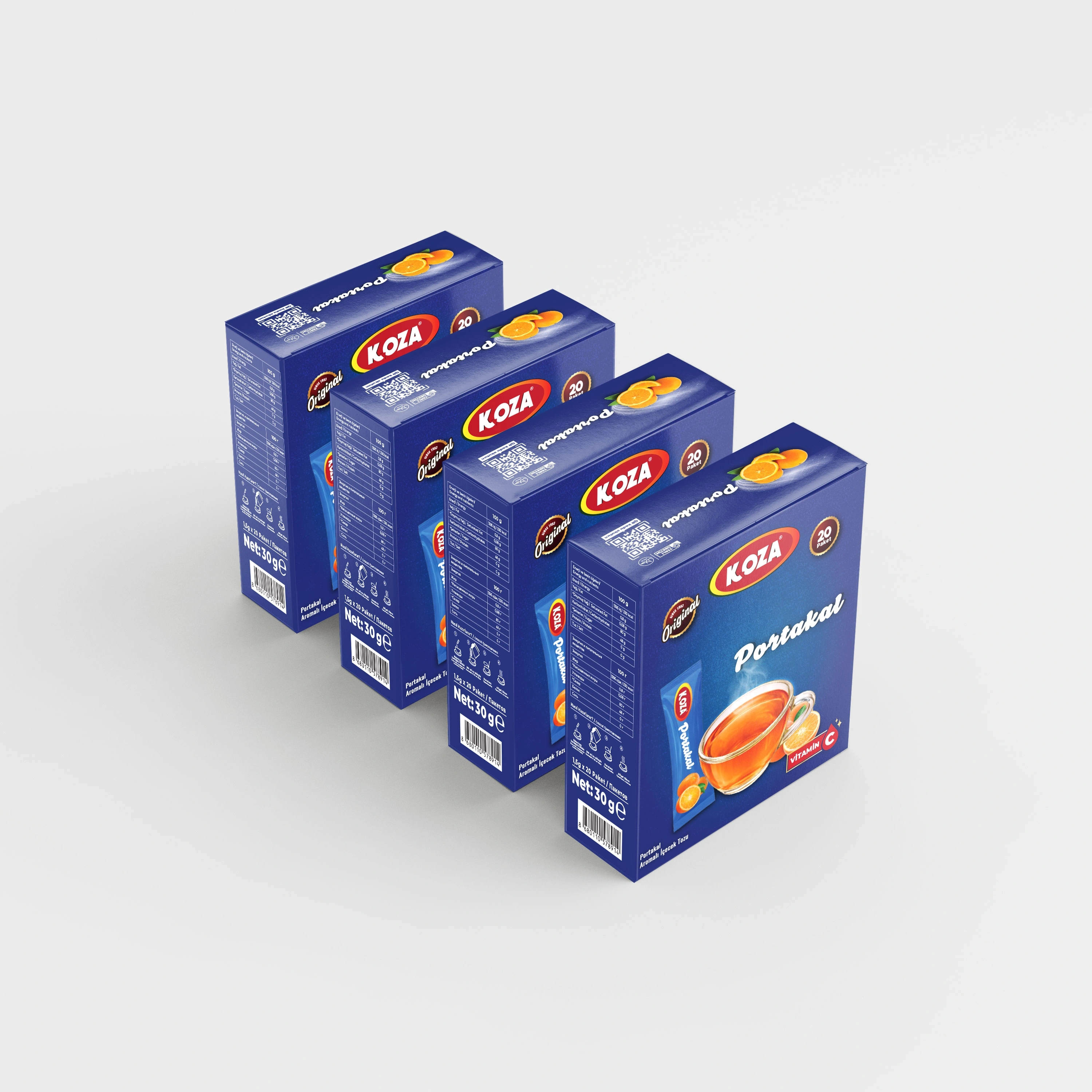 Tek İçimlik Portakal Aromalı İçecek Tozu (20 Stick)