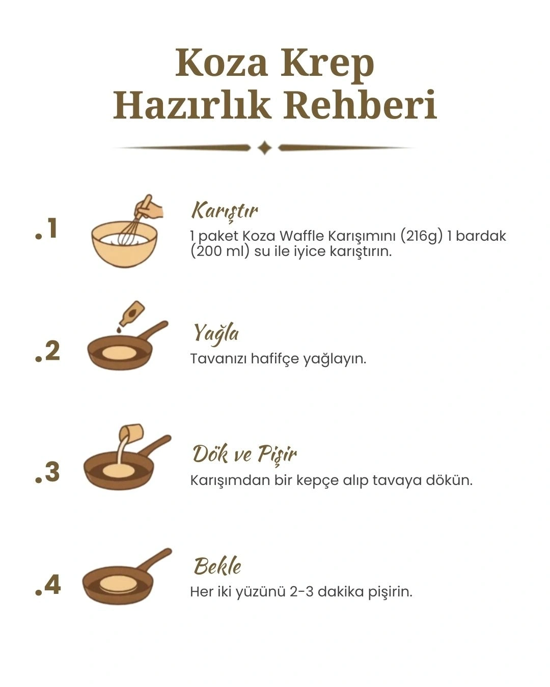 Ev Yapımı Için Krep Karışımı