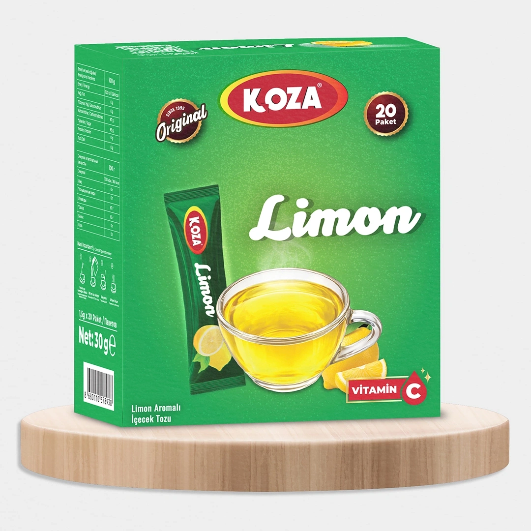 Tek İçimlik Limon Aromalı İçecek Tozu (20 Stick)