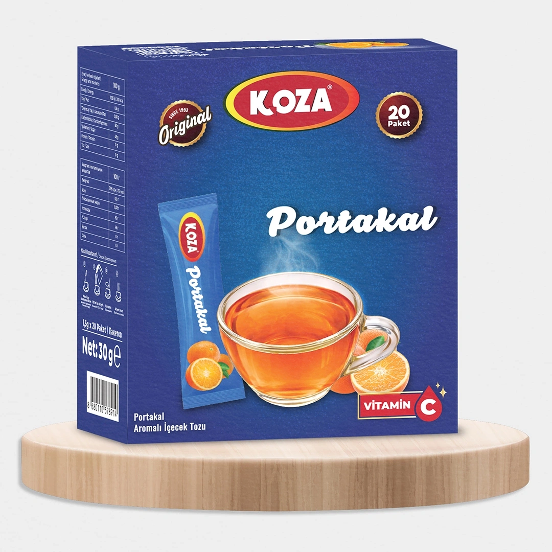 Tek İçimlik Portakal Aromalı İçecek Tozu (20 Stick)