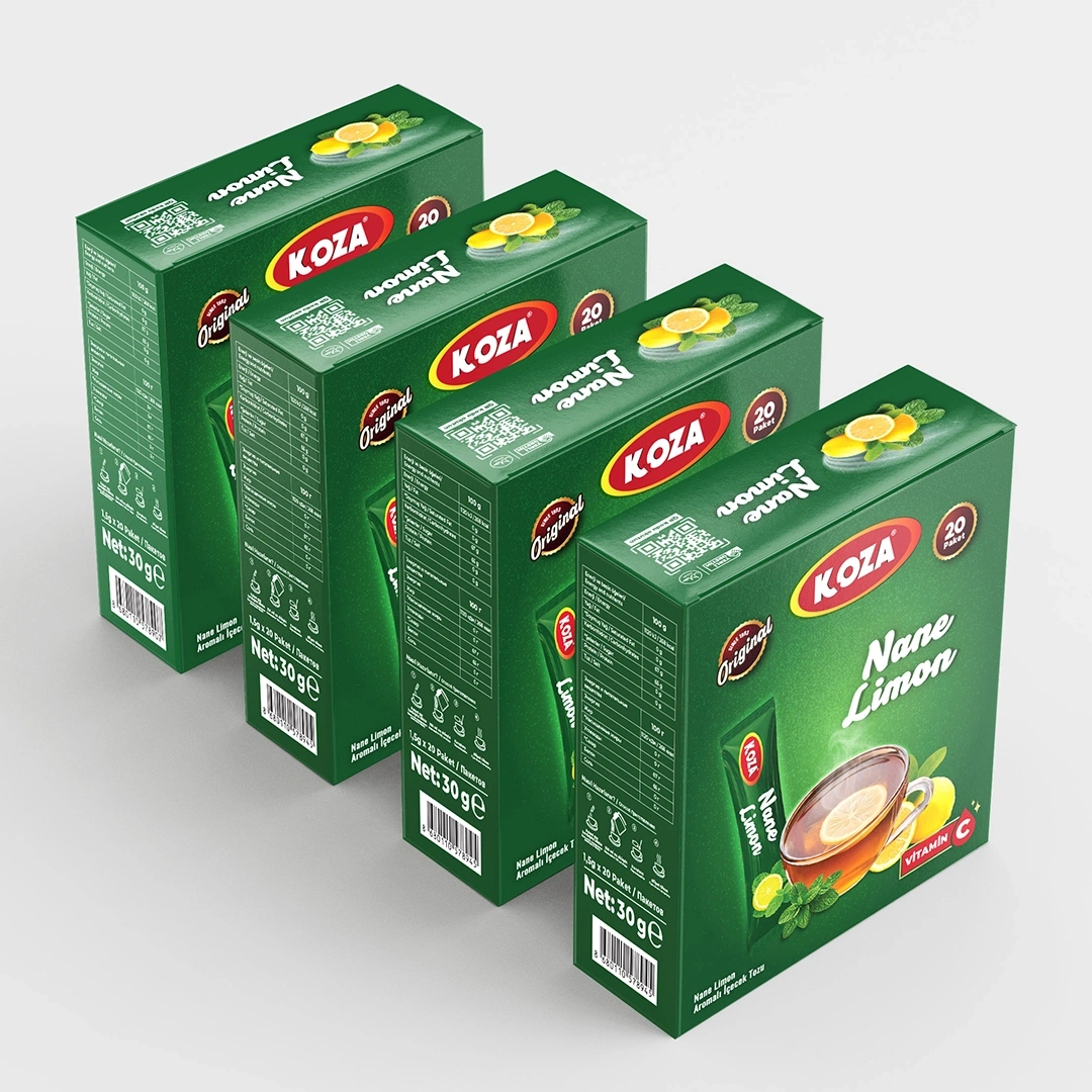 Tek İçimlik Nane Limon Aromalı İçecek Tozu (20 Stick)