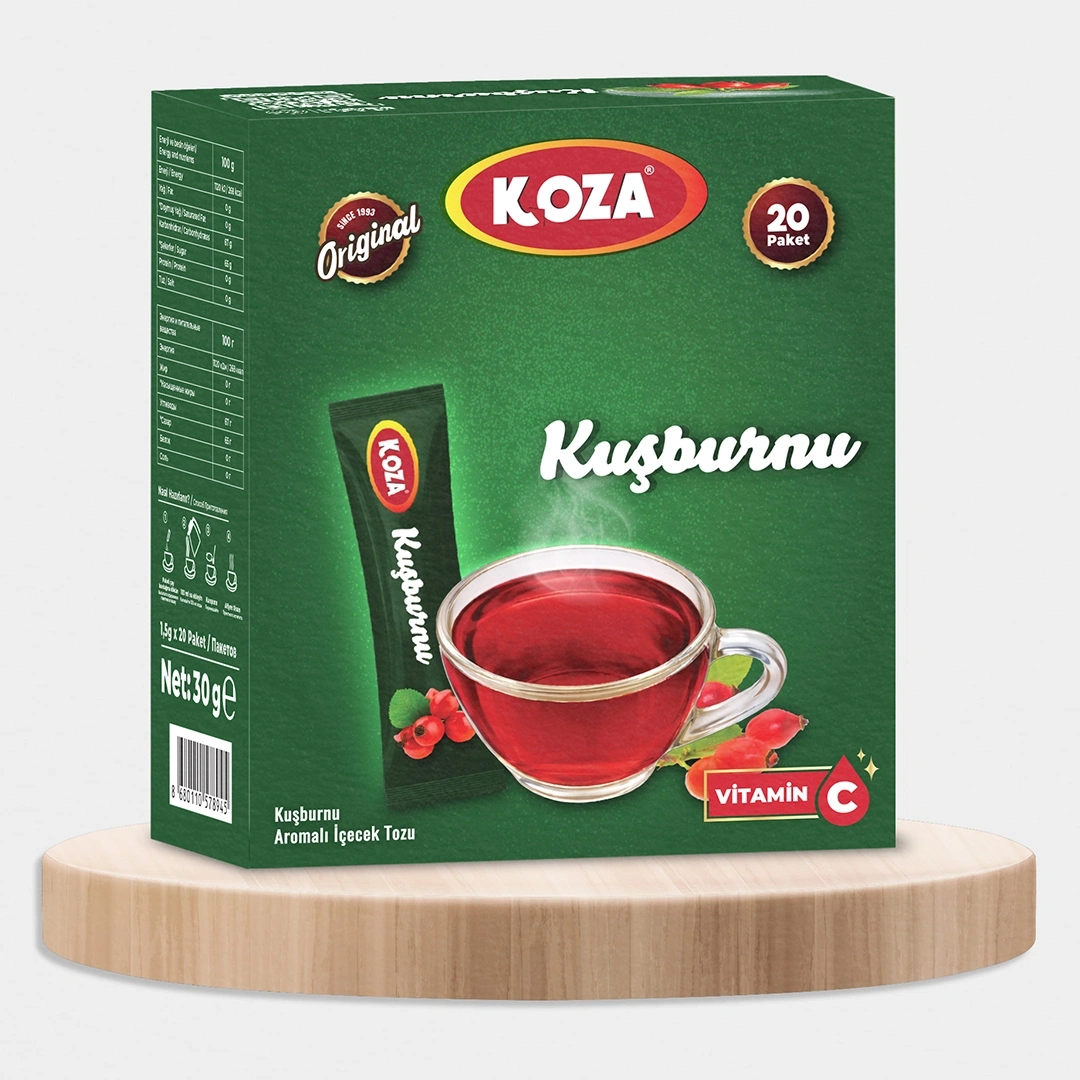 Tek İçimlik Kuşburnu Aromalı İçecek Tozu (20 Stick)
